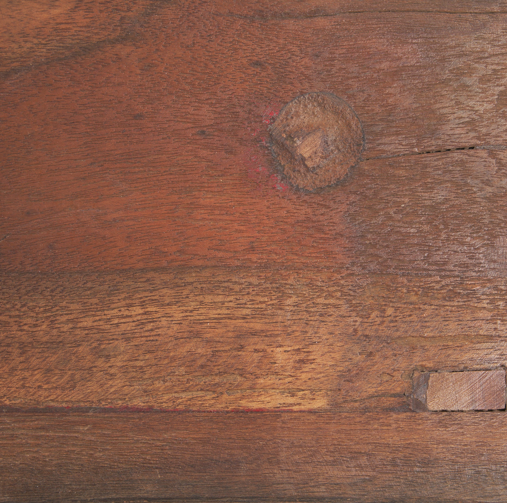 Mesa consola Estelle de madera recuperada rústica marrón