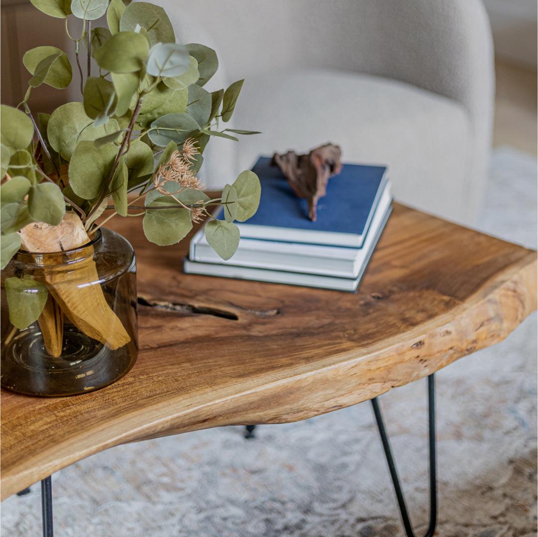Mesa de centro con horquilla Natura