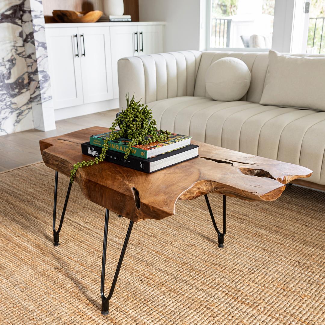 Mesa de centro con horquilla Natura