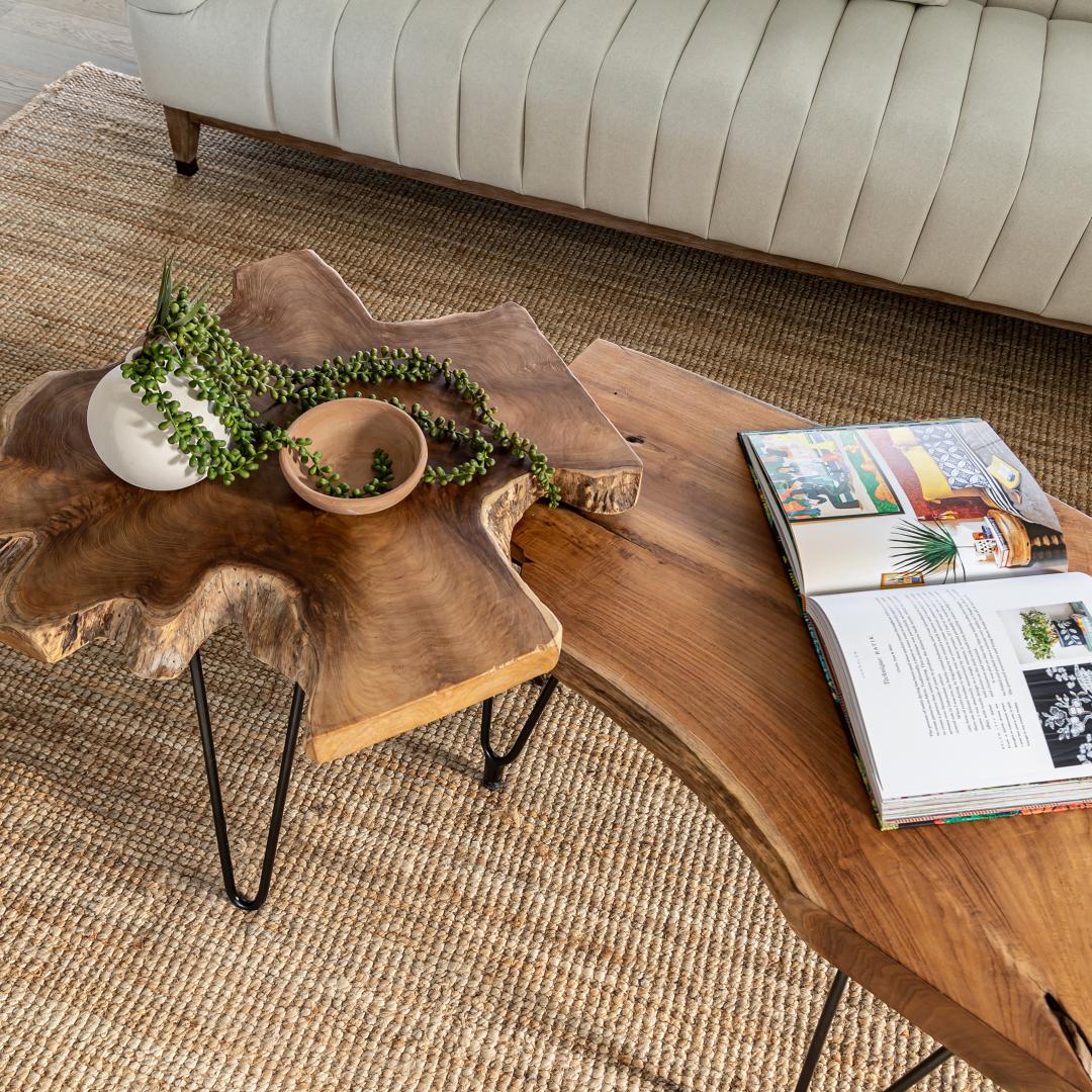 Mesa de centro con horquilla Natura