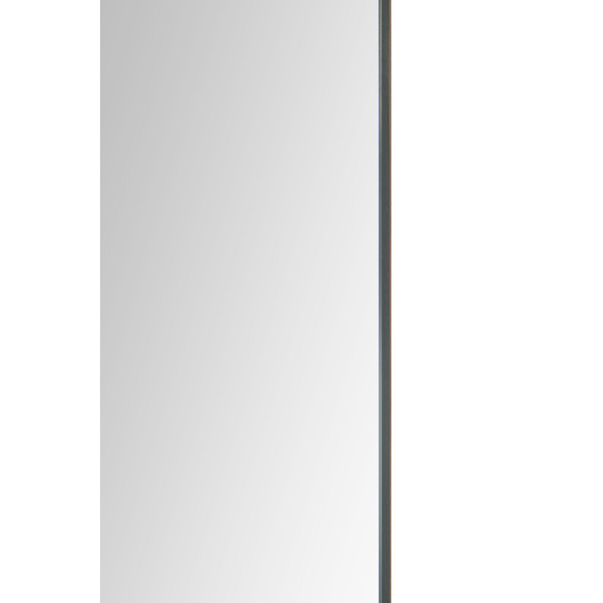 Salta mirror by Renwil, featuring a sleek black frame and a clear reflective surface.
