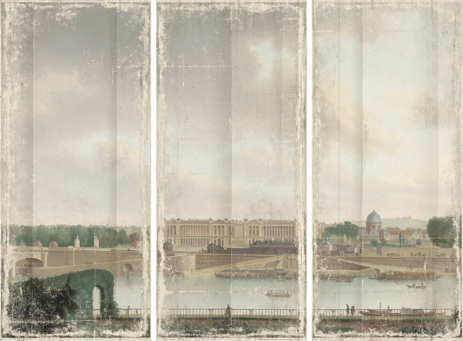 Vista desde la Embajada de Batavia en París, 1801