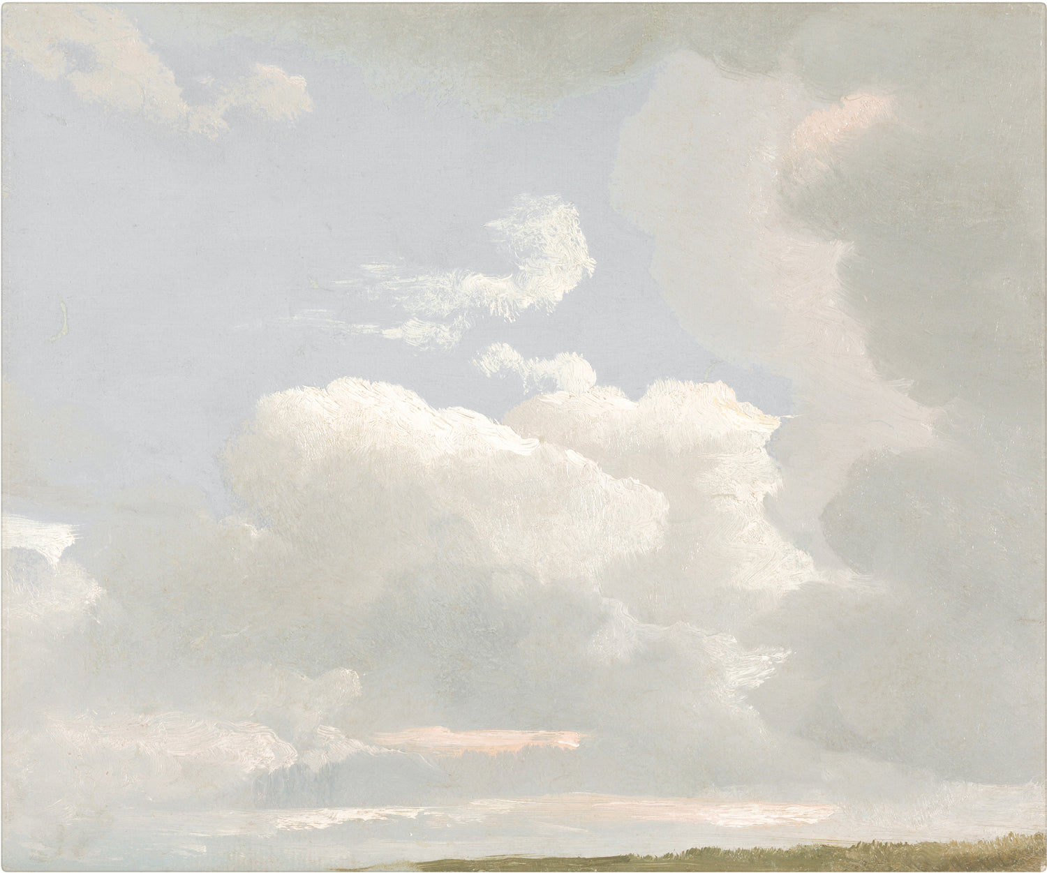 Étude des nuages vers 1800