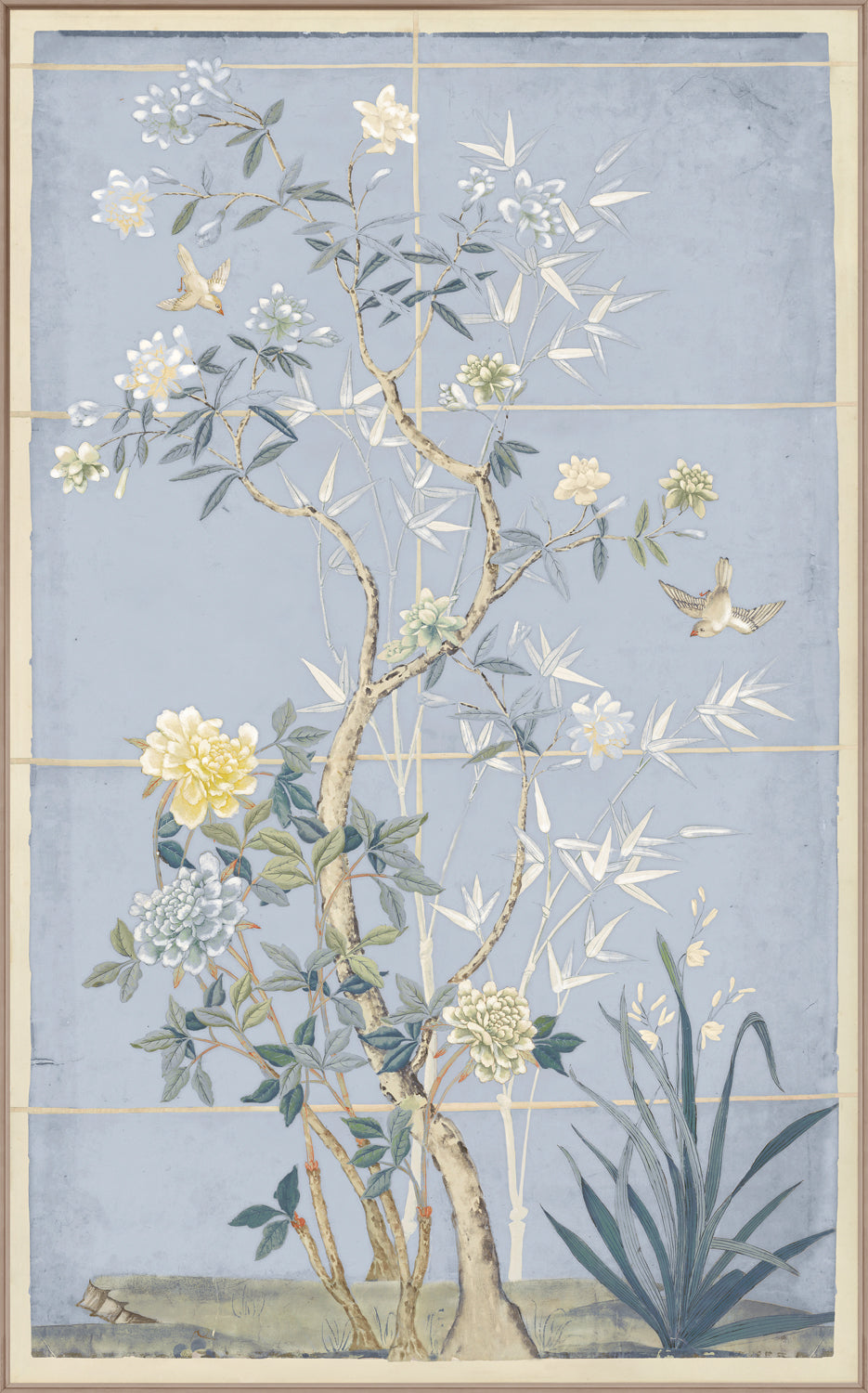 Chinoiserie Scenic I — nature and landscape fine art print shown from another angle