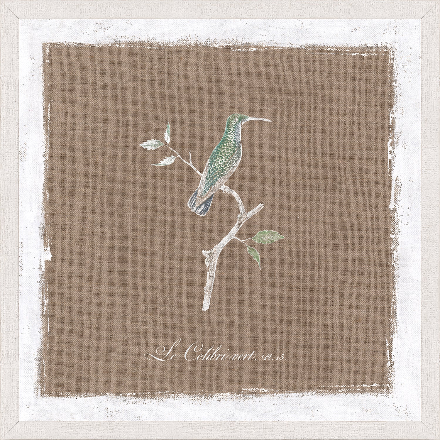 Oiseau sur le lin V