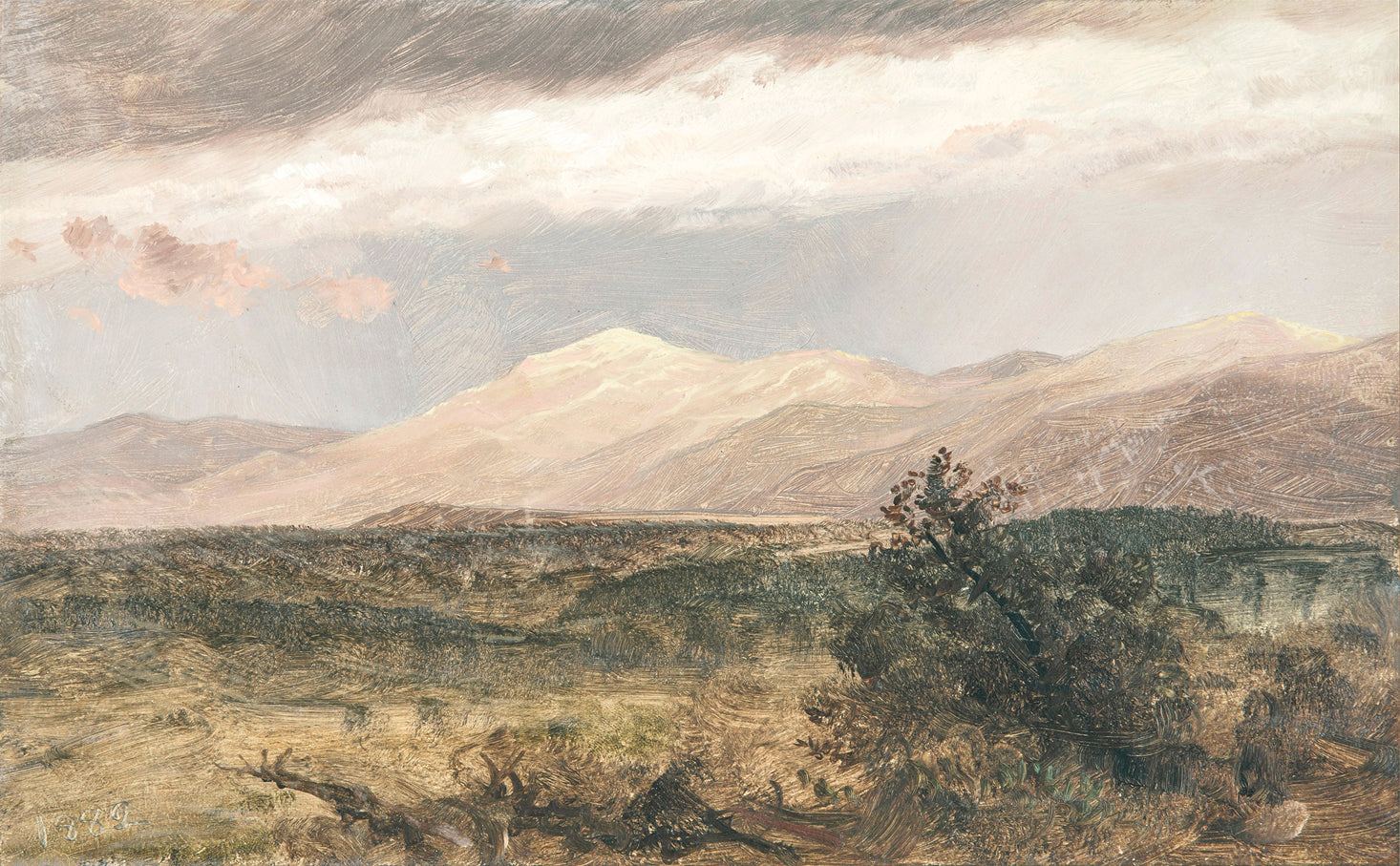 Hudson River School – Catskills at Sunset C. 1870