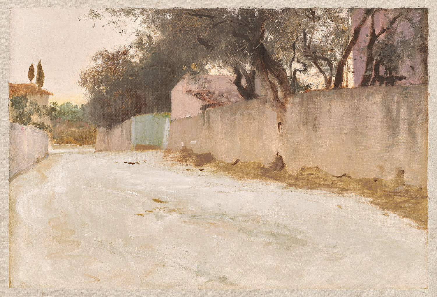 Une route dans le sud vers 1878