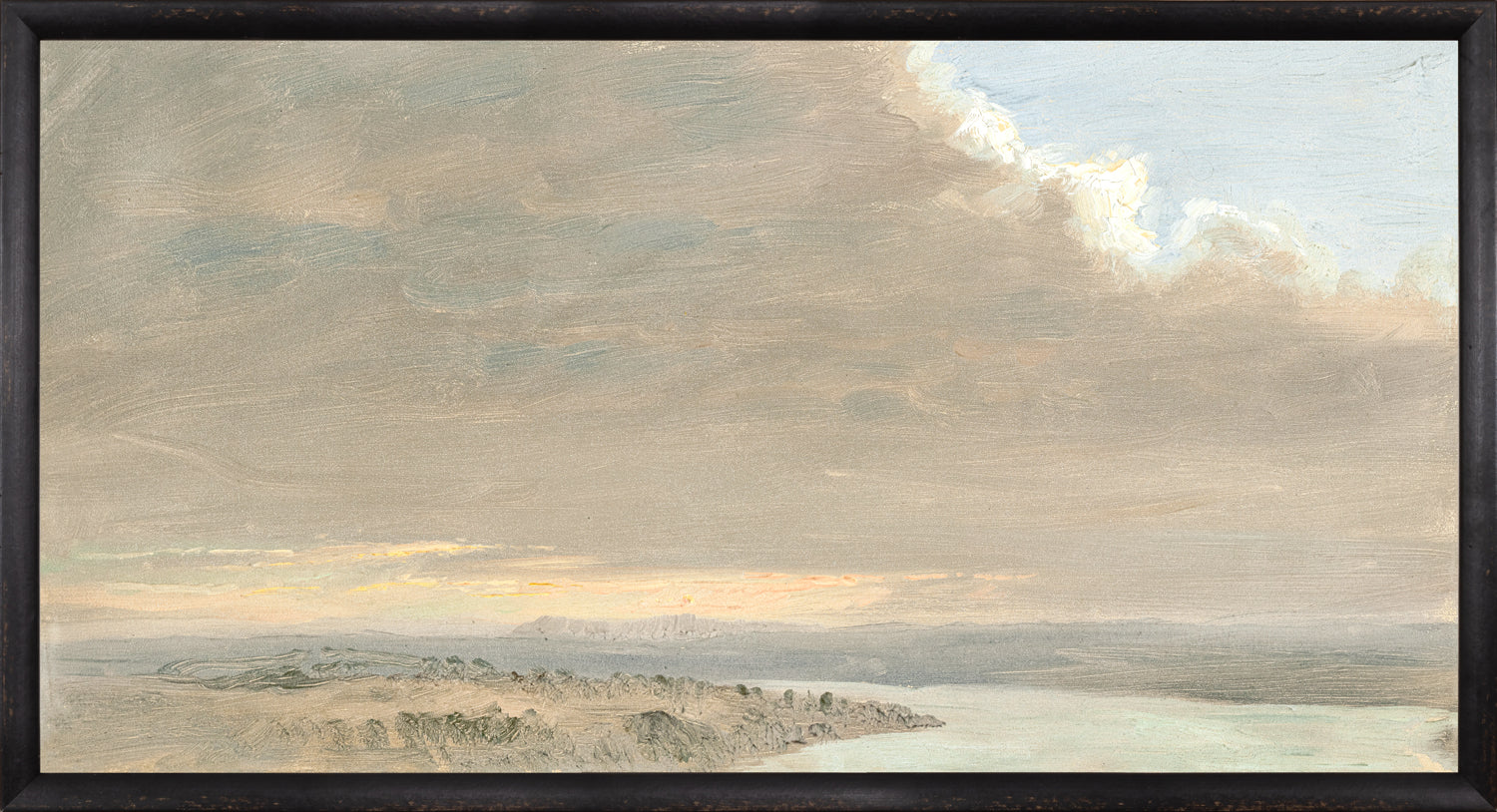 Hudson River School – Sunset, Hudson Valley C. 1870