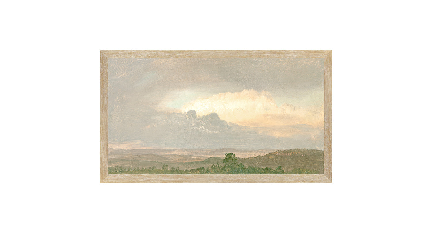 Hudson River School – Clouds Over the Hills C.1865