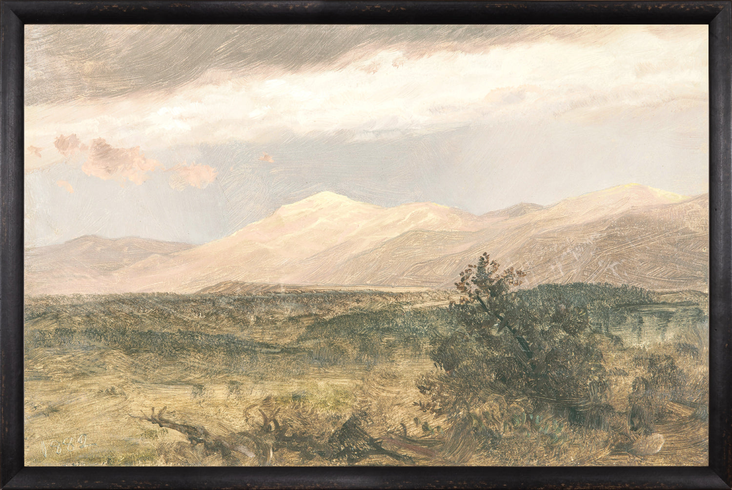 Hudson River School – Catskills at Sunset C. 1870