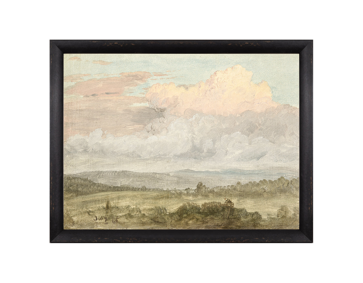 Hudson River School – Clouds, Hudson Valley C. 1870