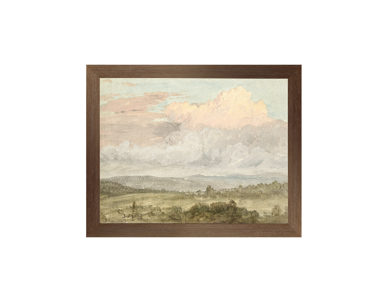 Hudson River School – Clouds, Hudson Valley C. 1870