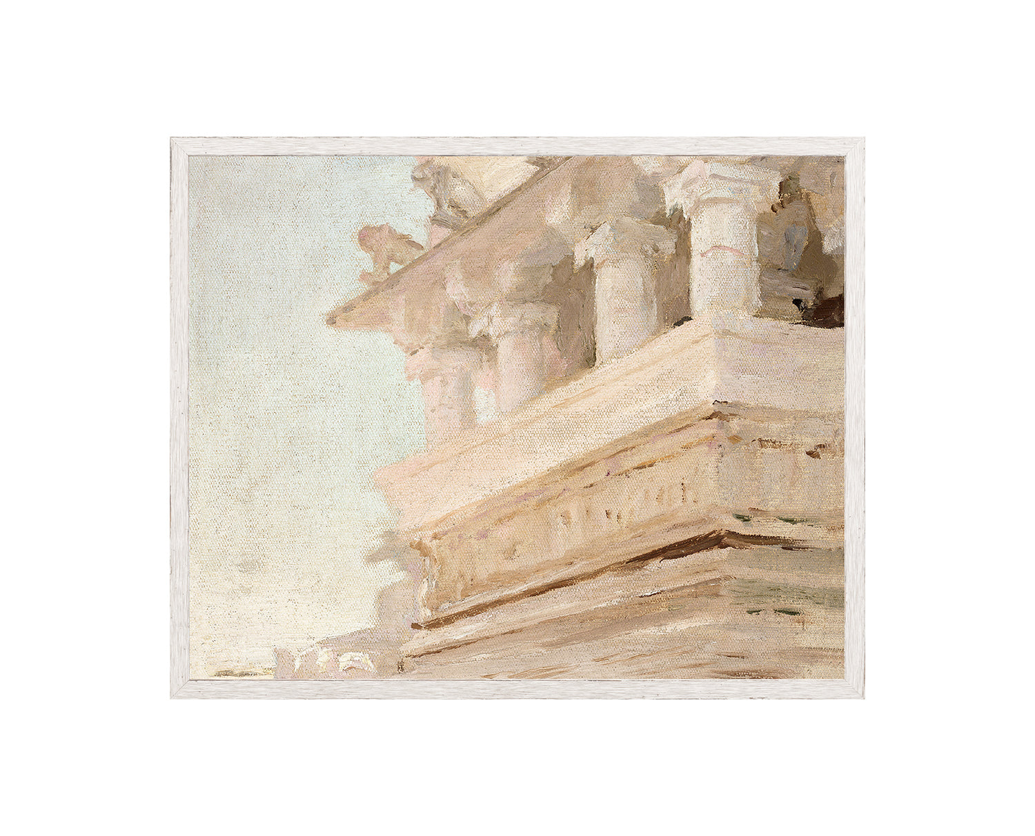 Serie Lienzo en Crudo – Fachada Pastel