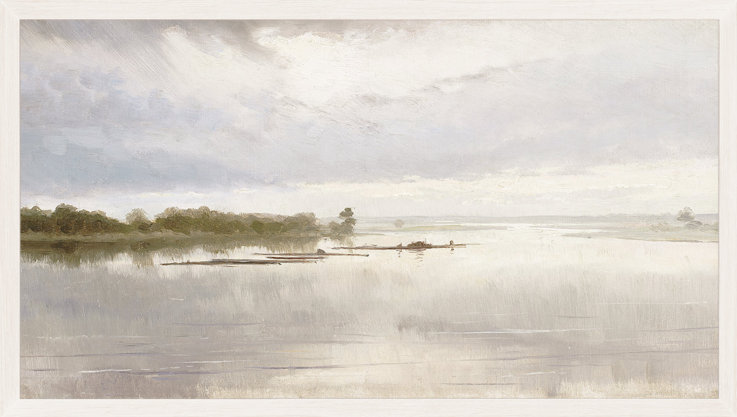 Paysage fluvial, vers 1851