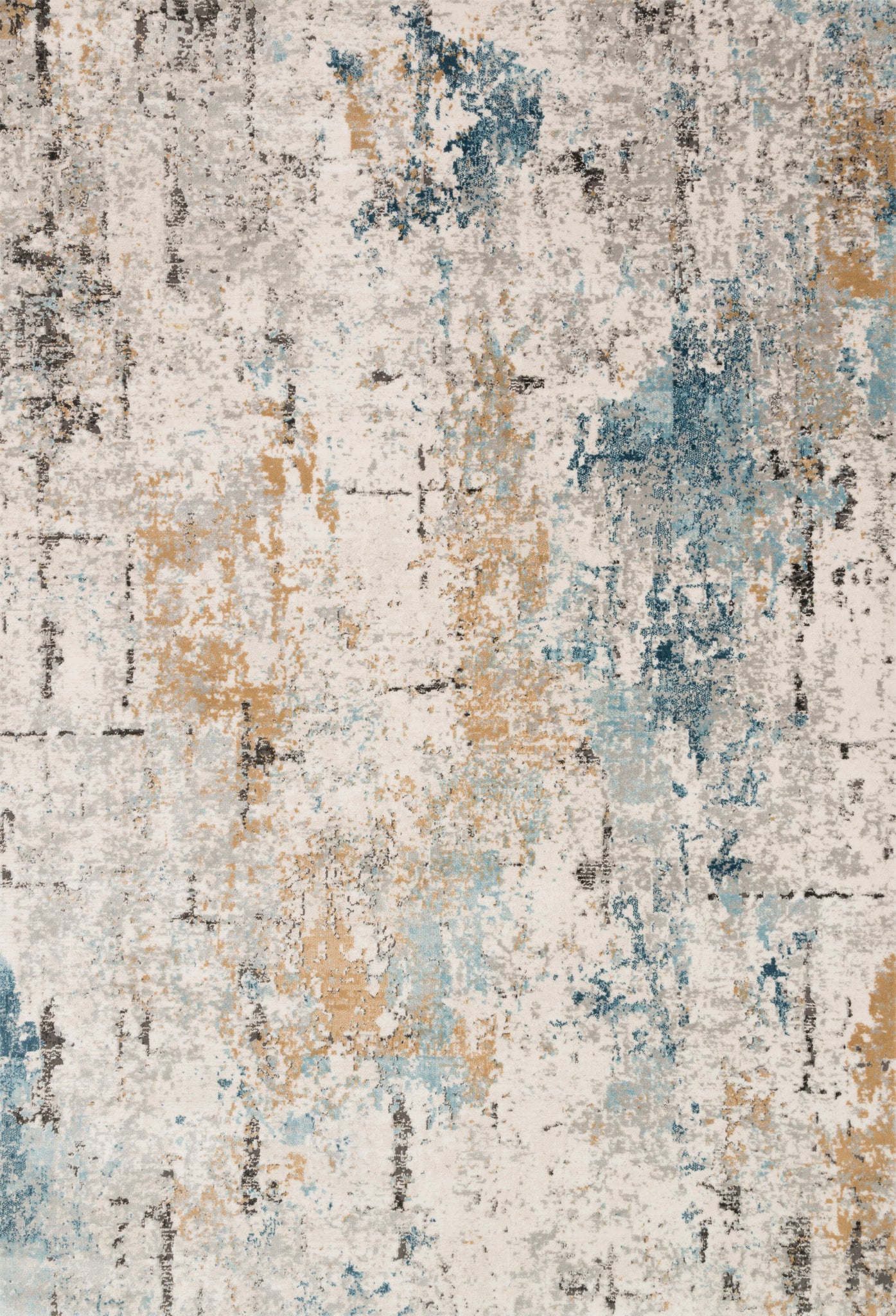front view of Alchemy Stone / Slate luxury Rug
