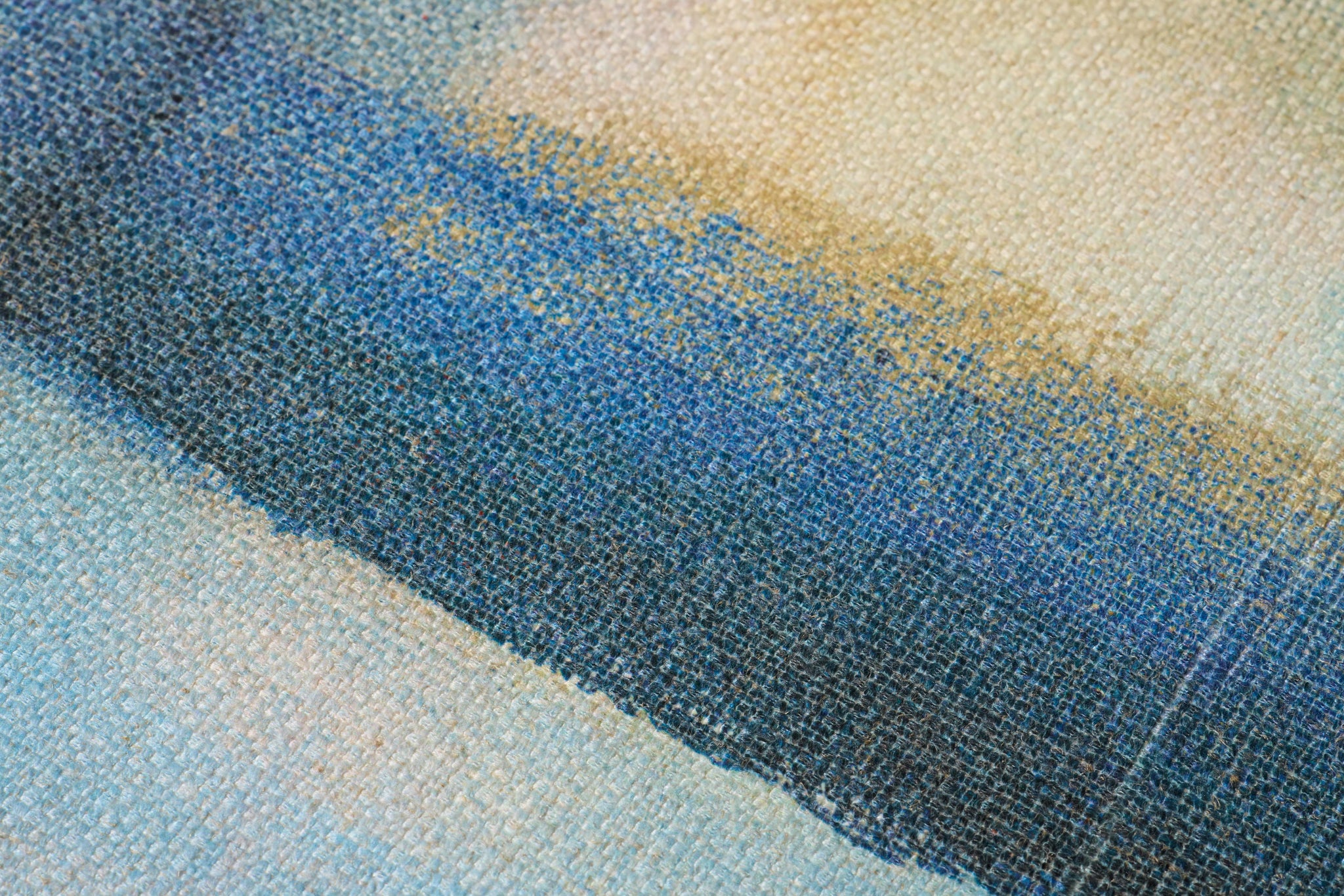 Harbor Dreams Blue Rug Art - Macro Detail (H)
