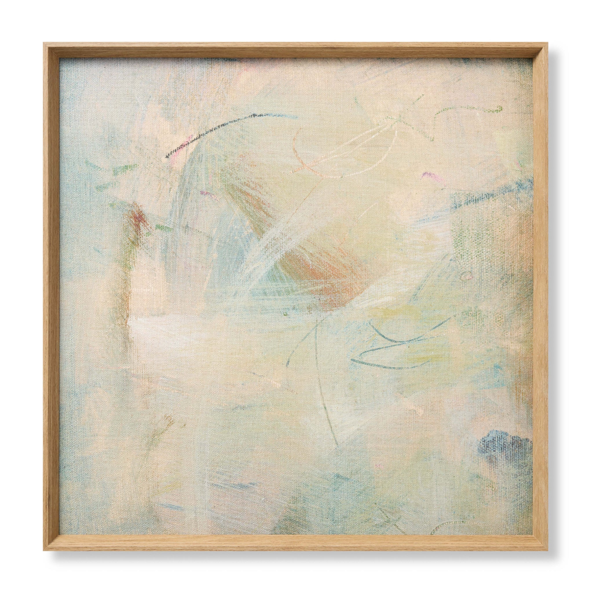 Subtle Currents Natural Rug Art - Aerial Image