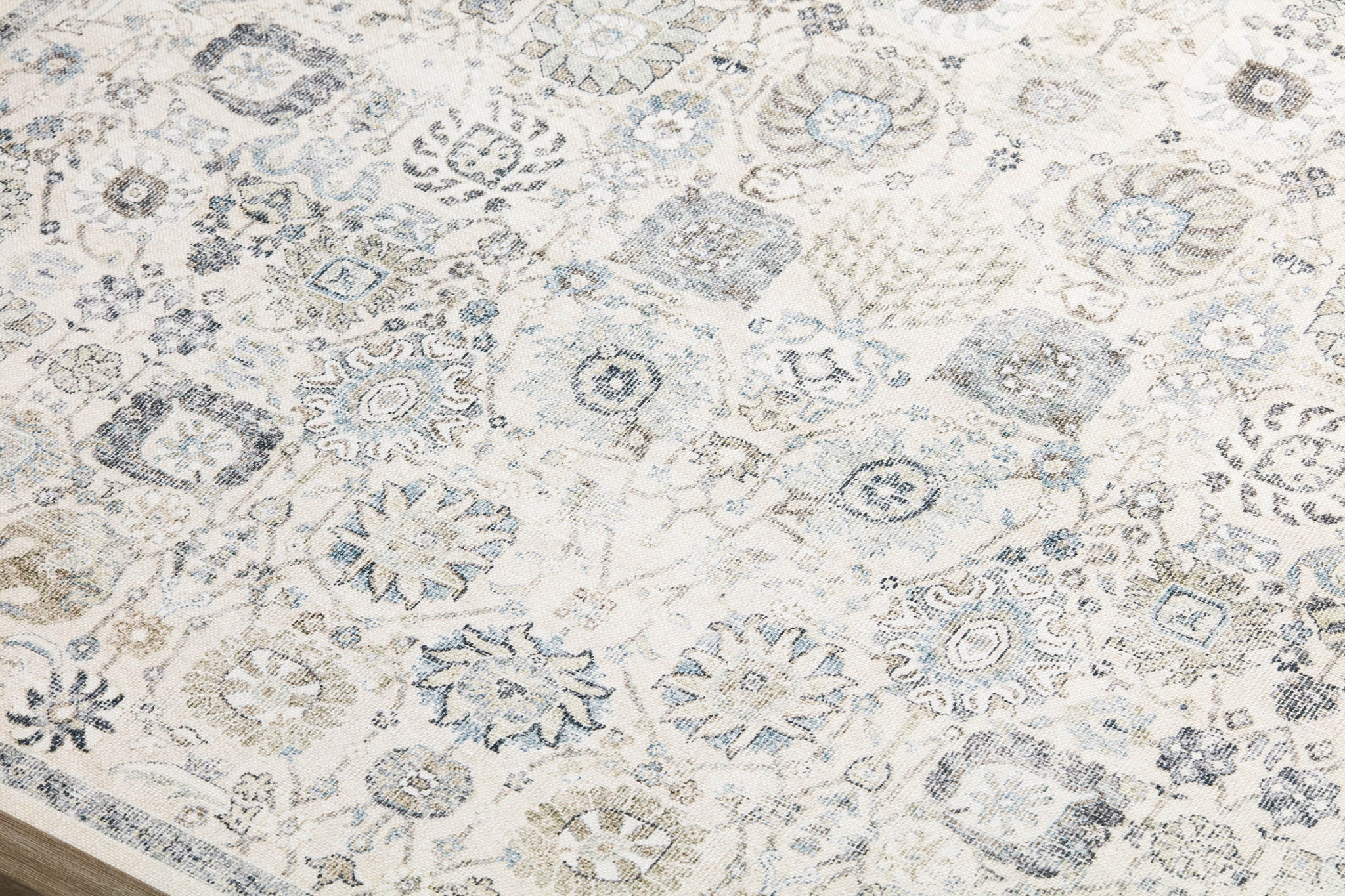 Bernadette Olive / Ivory Rug Art - Macro Detail (H)