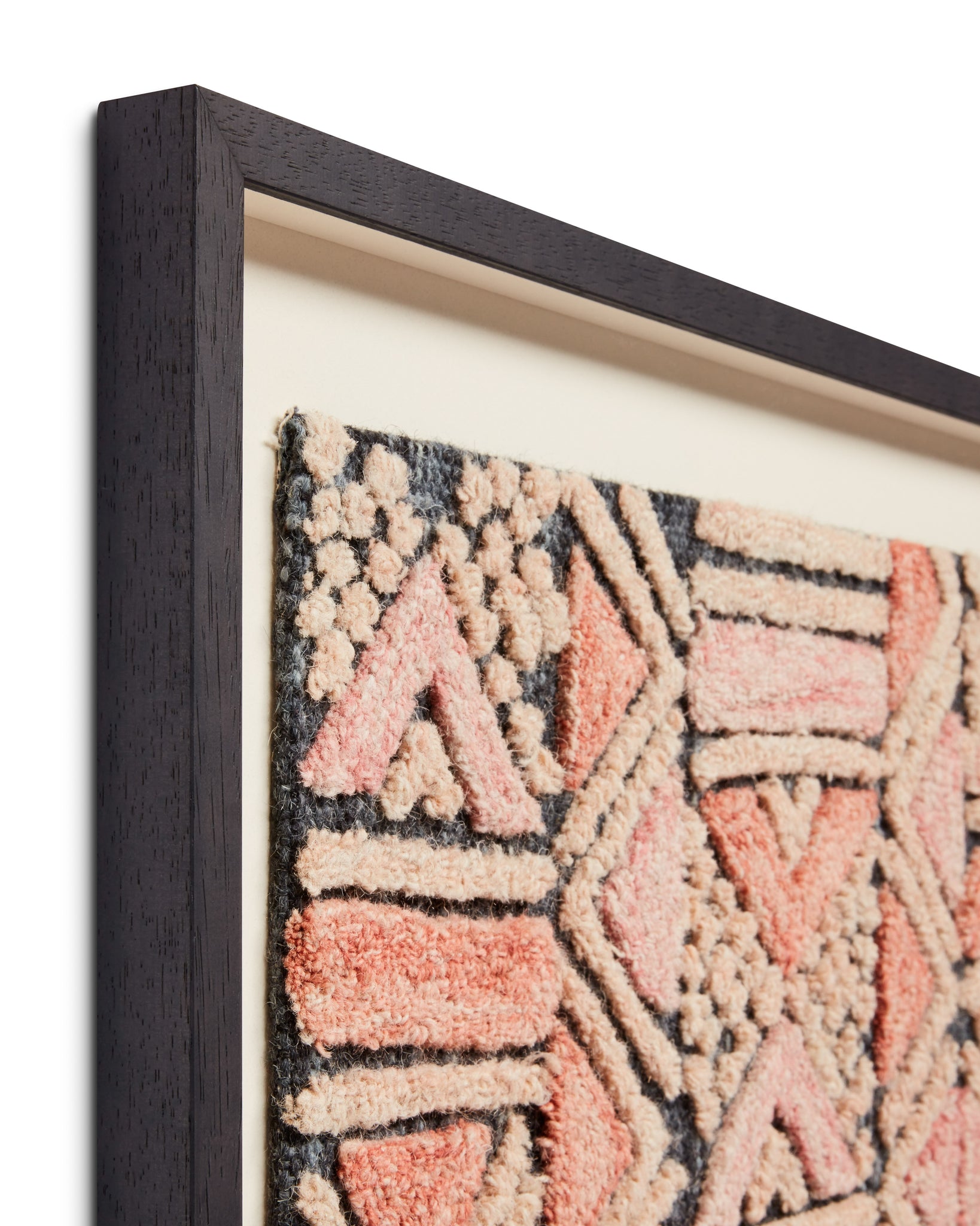 angle view of Shoowa Blue / Pink luxury Artwork