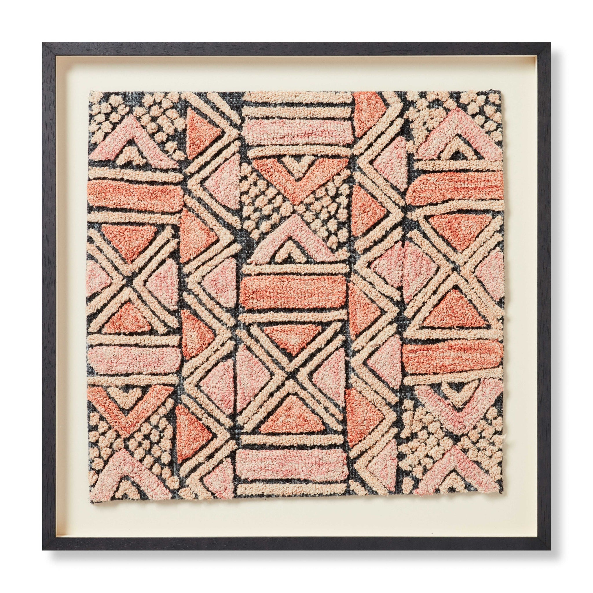 front view of Shoowa Blue / Pink luxury Artwork