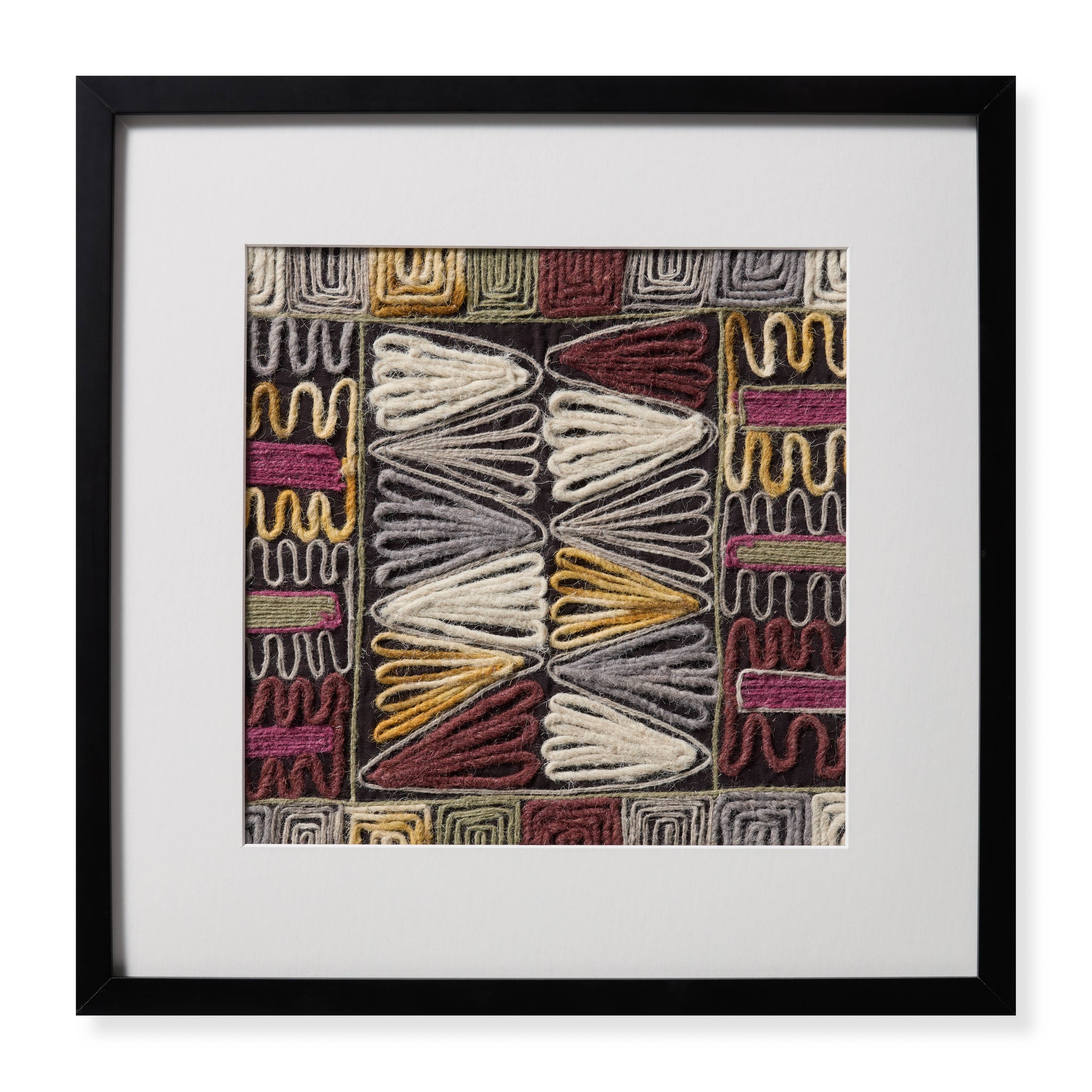 front view of Marley Black / Multi luxury Artwork