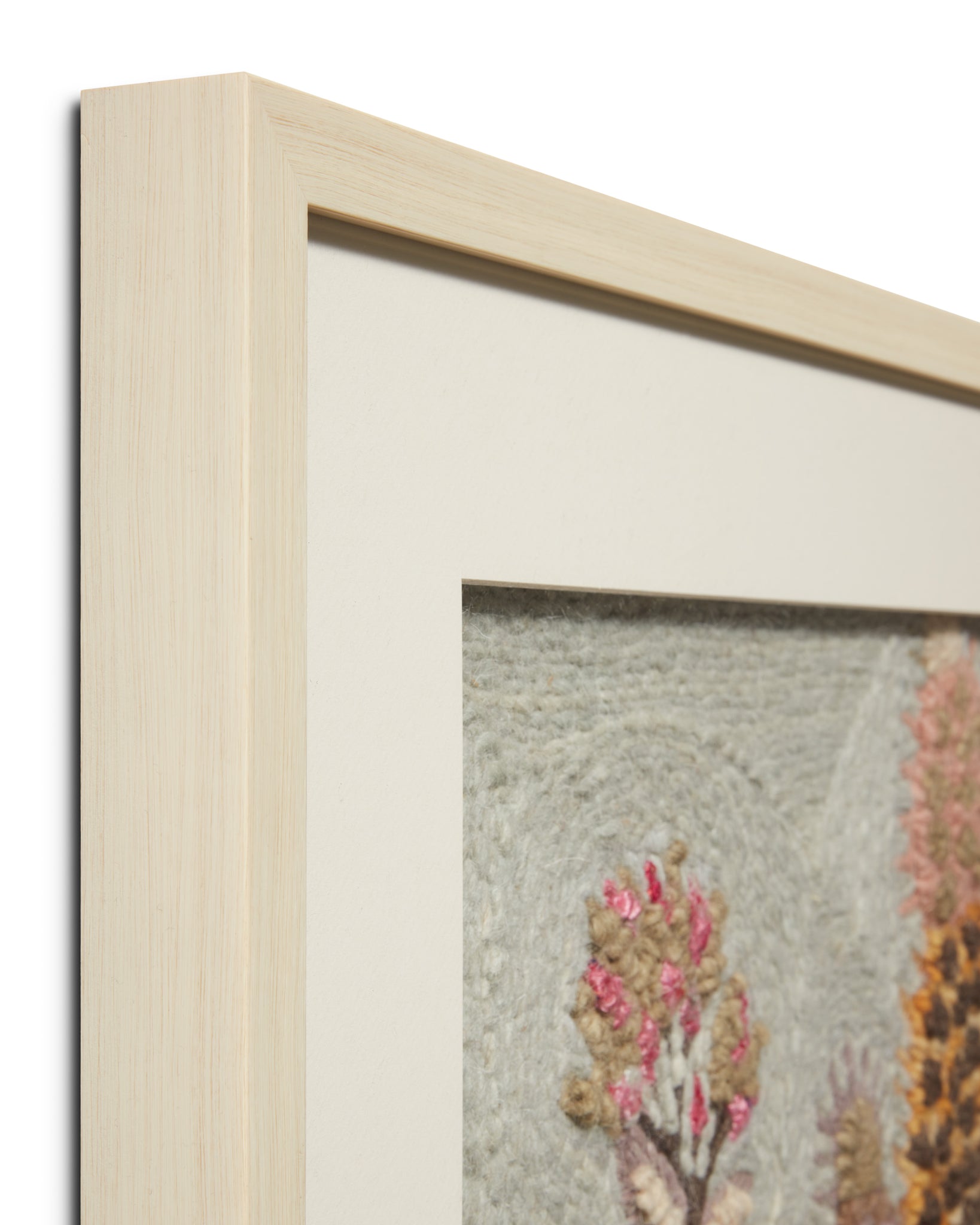 angle view of Saguaro Ivory / Multi luxury Artwork