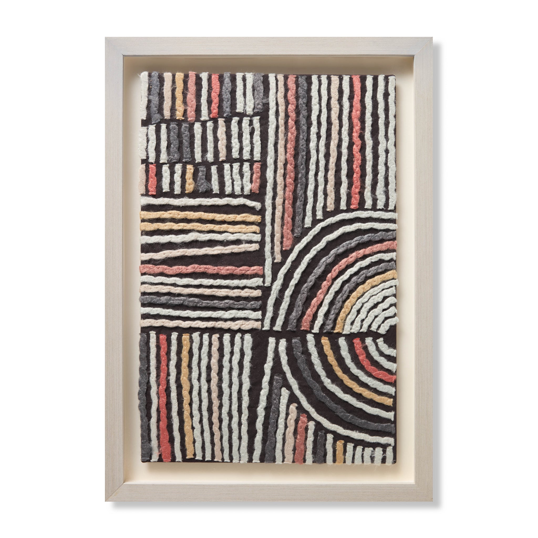 front view of Intermix Brown / Beige luxury Artwork