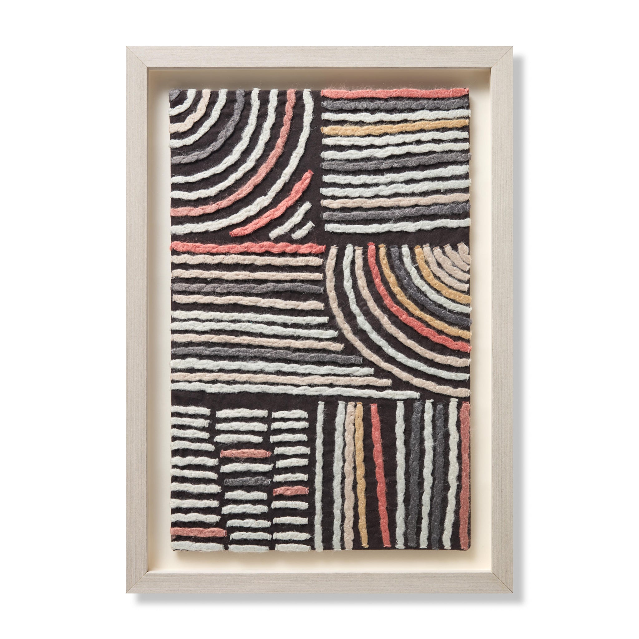 front view of Matrix Brown / Beige luxury Artwork