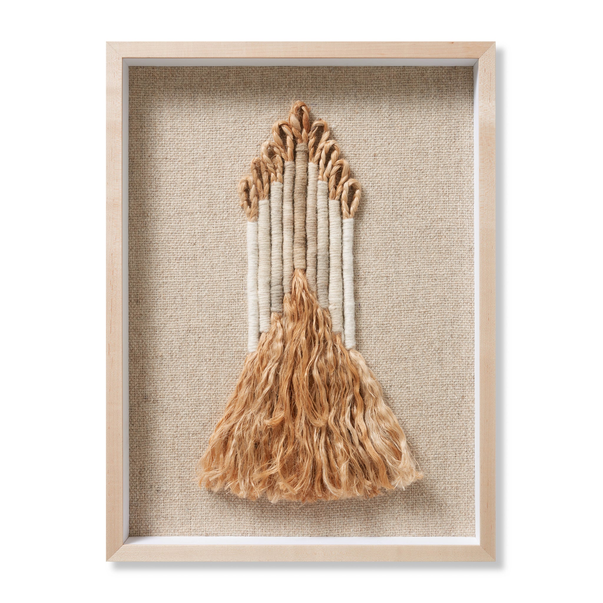 Michelle Beige / Ivory Rug Art - Aerial Image