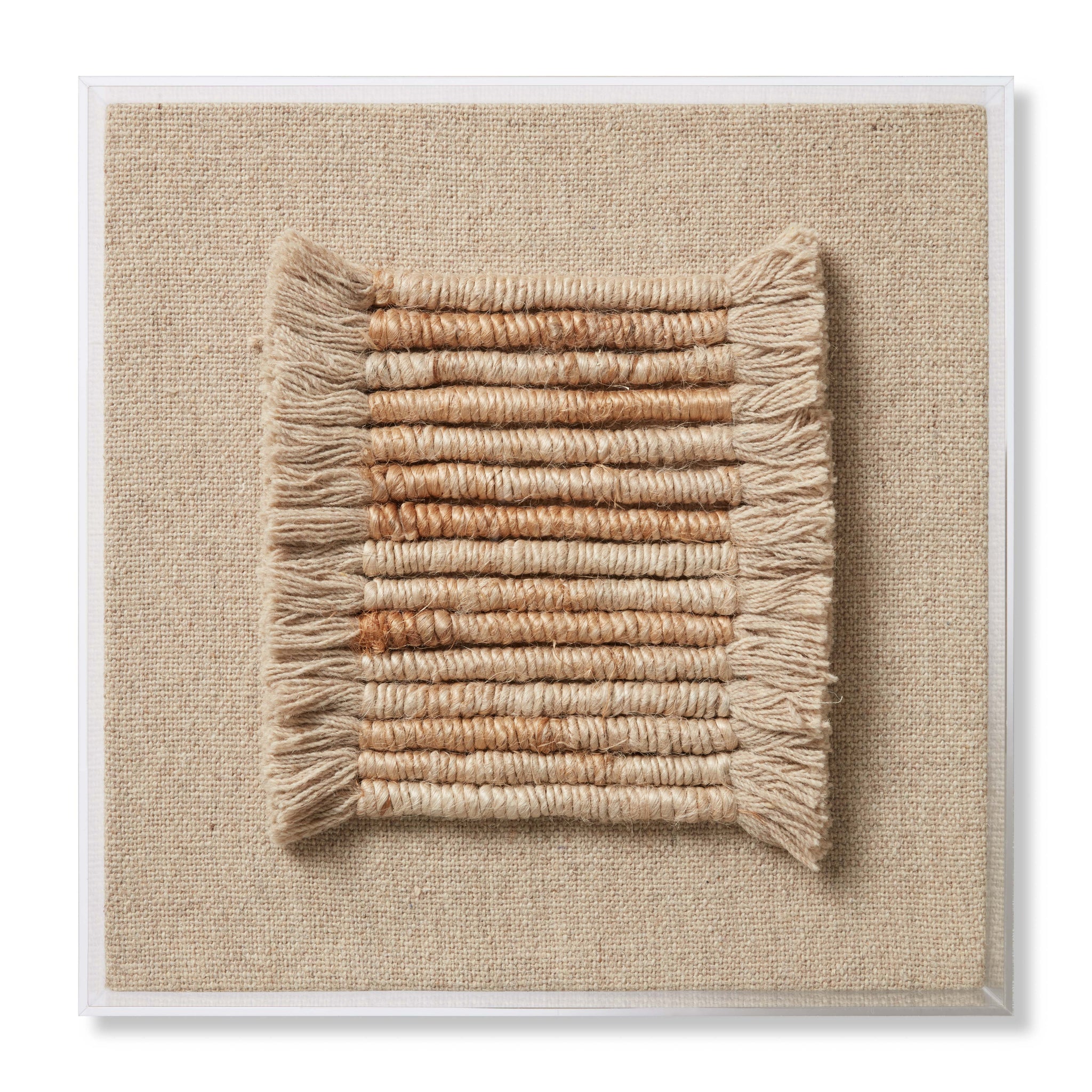 Wholesome Beige / Ivory Rug Art - Aerial Image