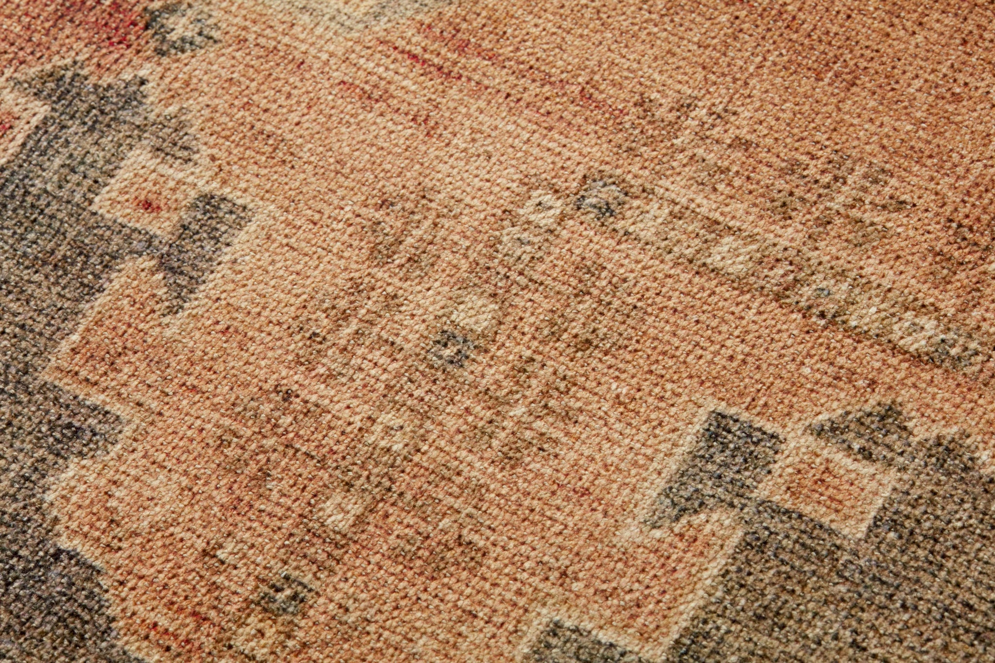 Genevive Brown / Rust Rug Art - Macro Detail (H)