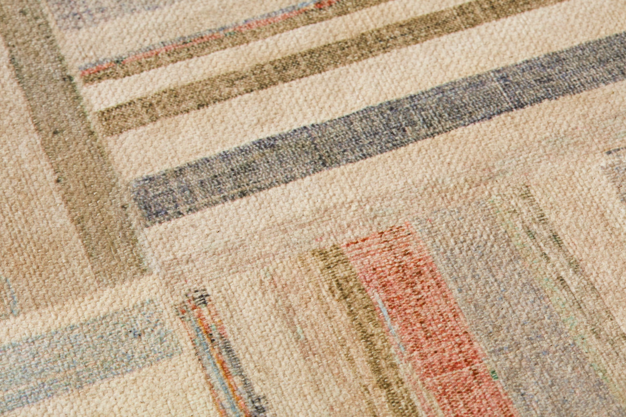 Parquet Multi / Beige Rug Art - Macro Detail (H)