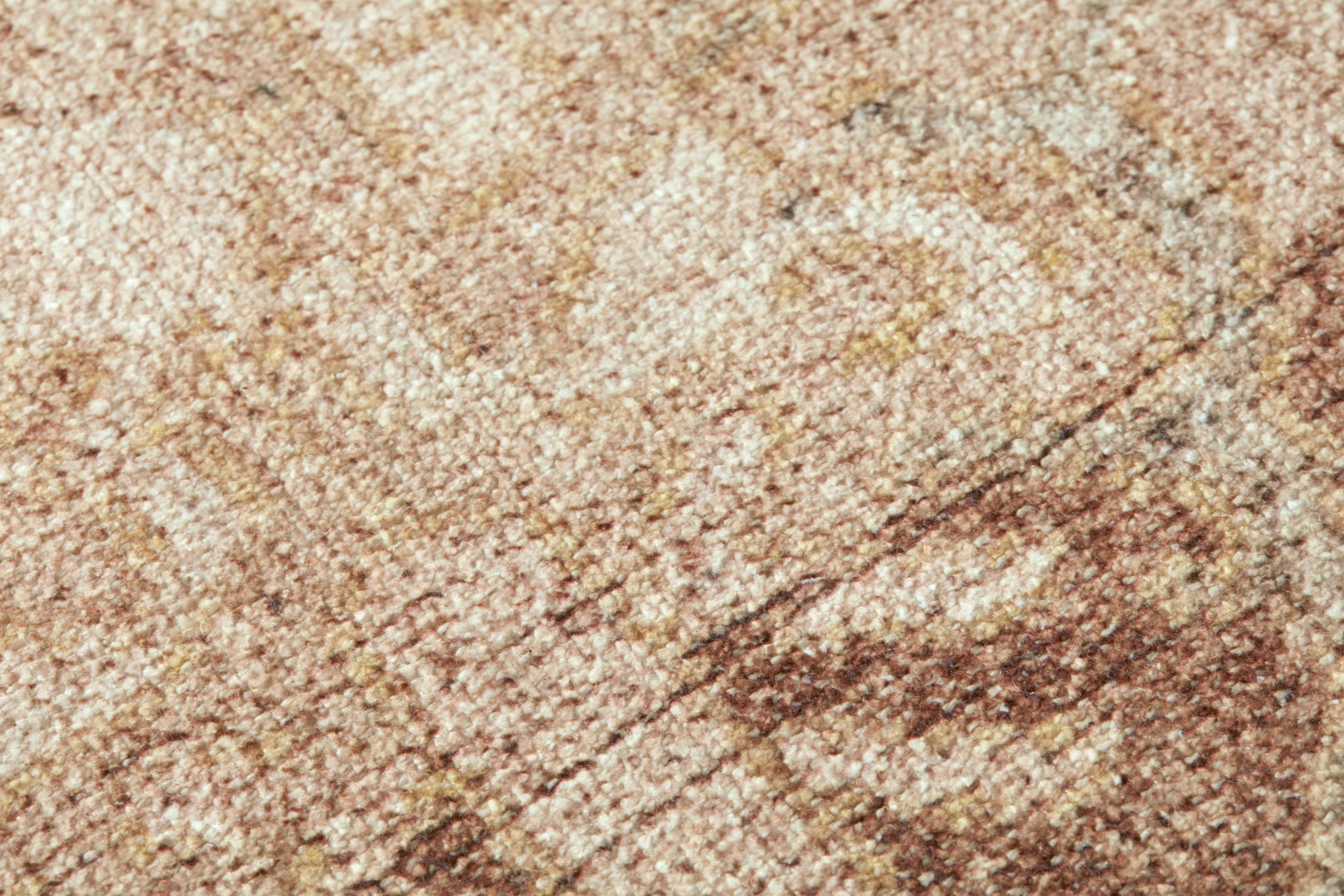 Bayonne Ivory / Brown Rug Art - Macro Detail (H)