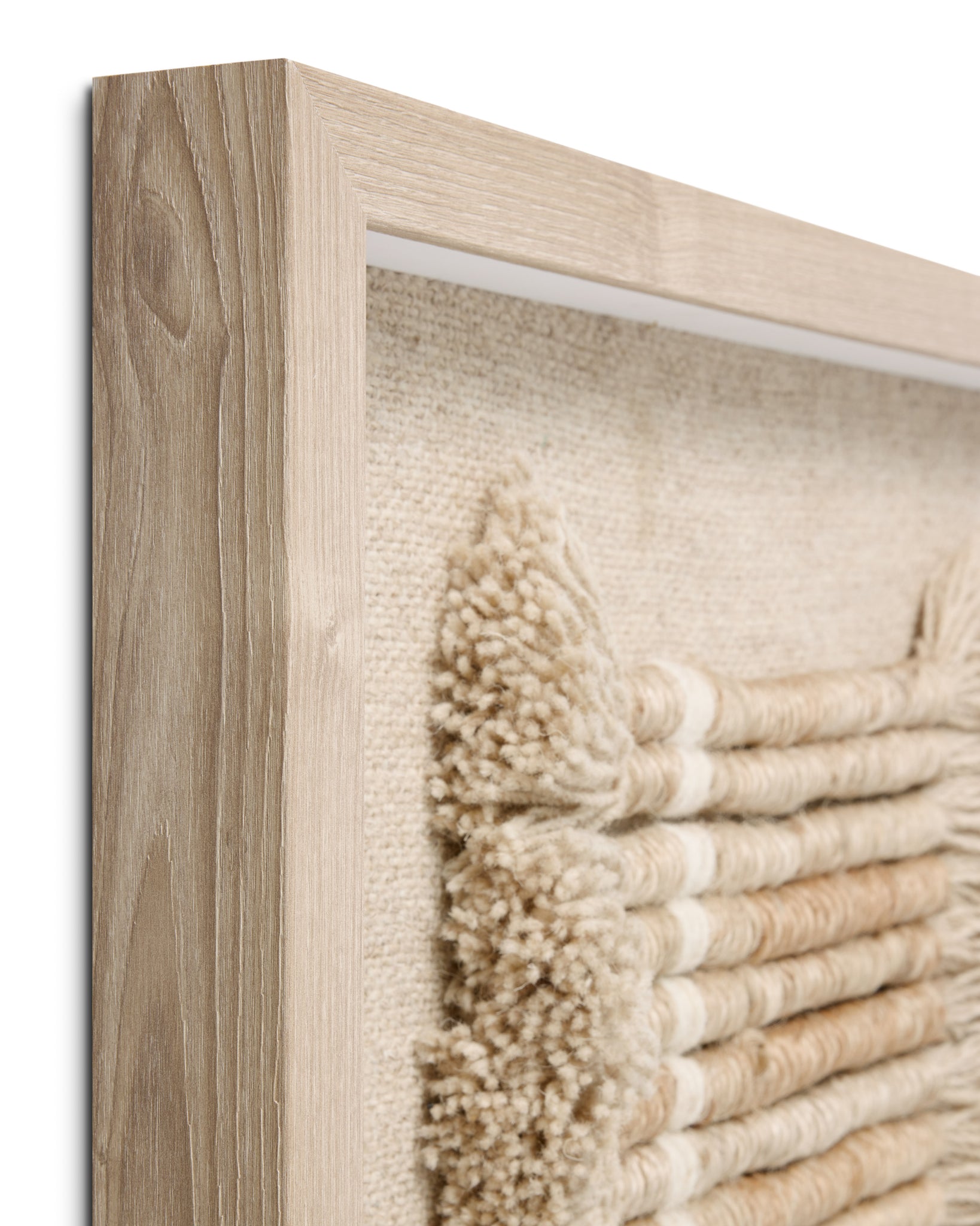 Get It Together Natural / Ivory Rug Art - Wall Art Corner (V)