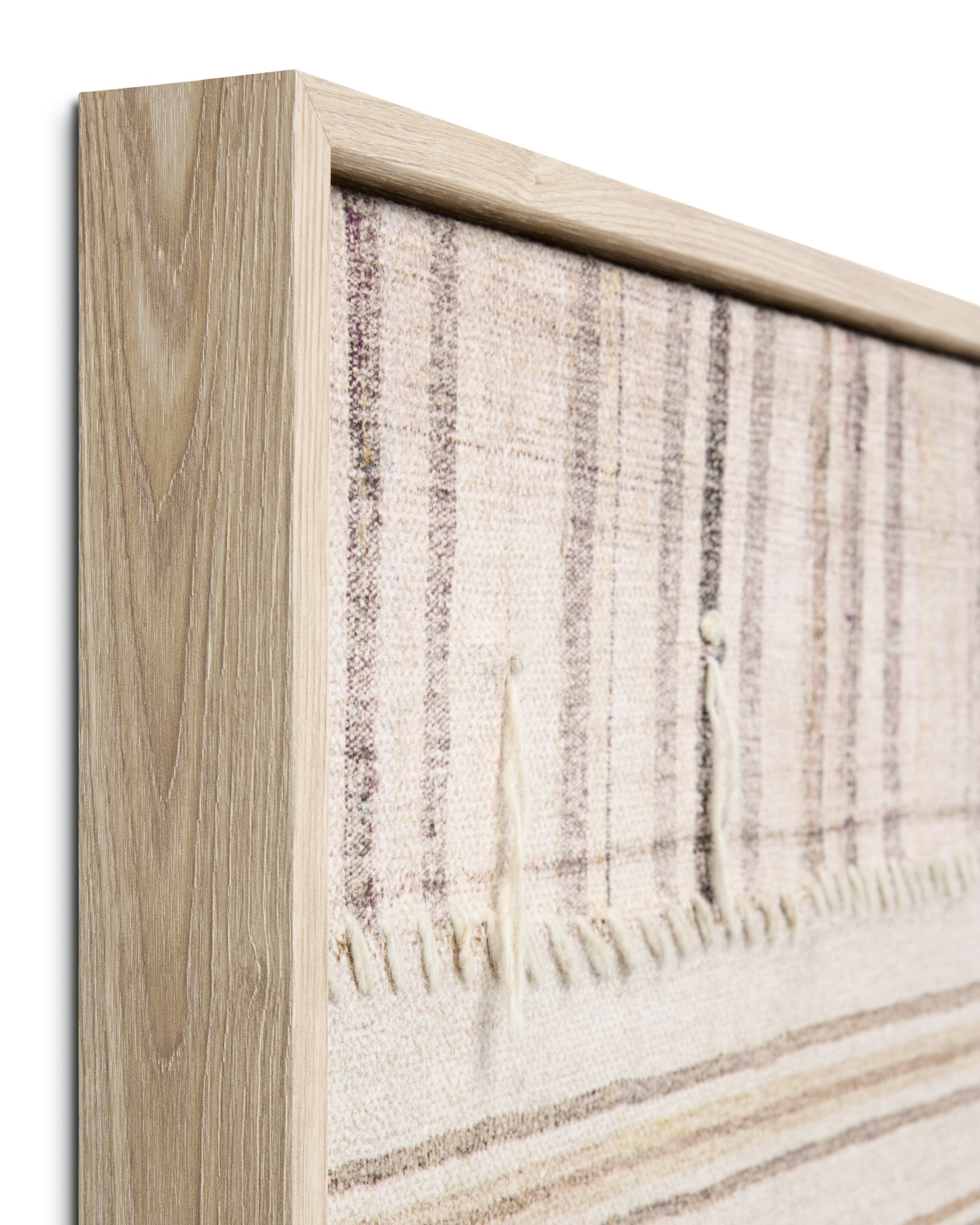 Renewed Beige / Brown Rug Art - Wall Art Corner (V)