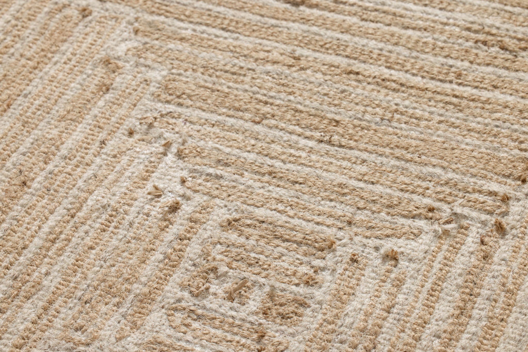 Style Quad Beige / Gold Rug Art - Macro Detail (H)