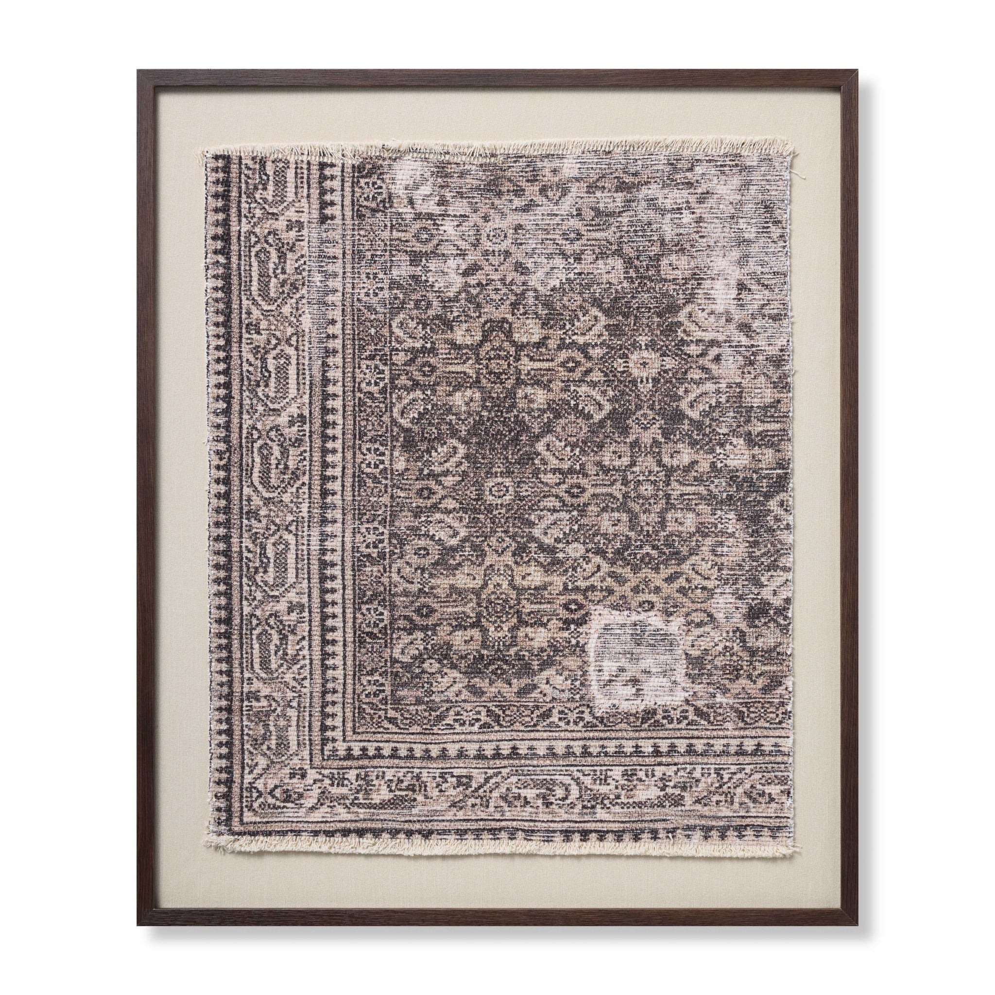 Jabel Brown / Beige Rug Art - Aerial Image