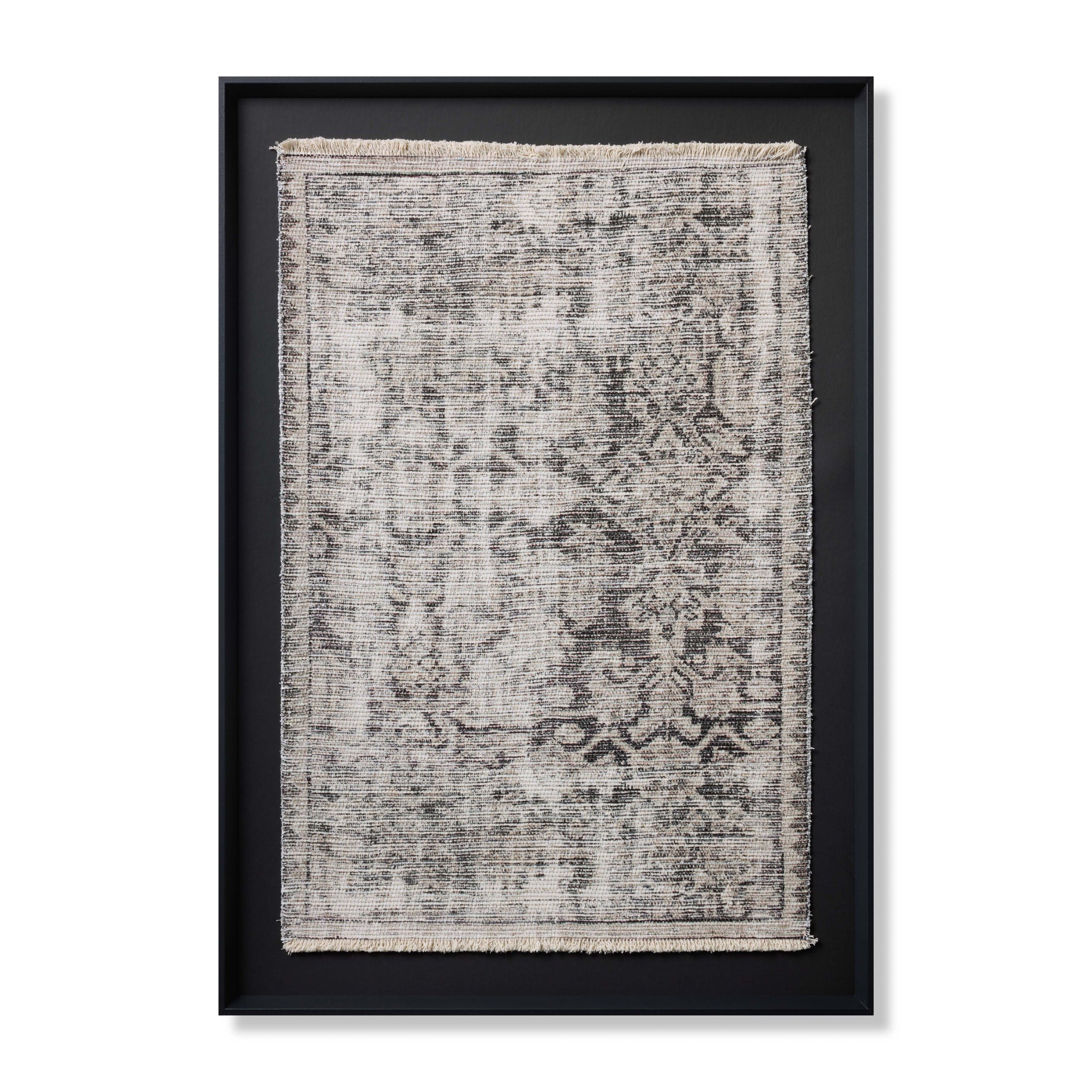 Scidrus Black / Grey Rug Art - Aerial Image