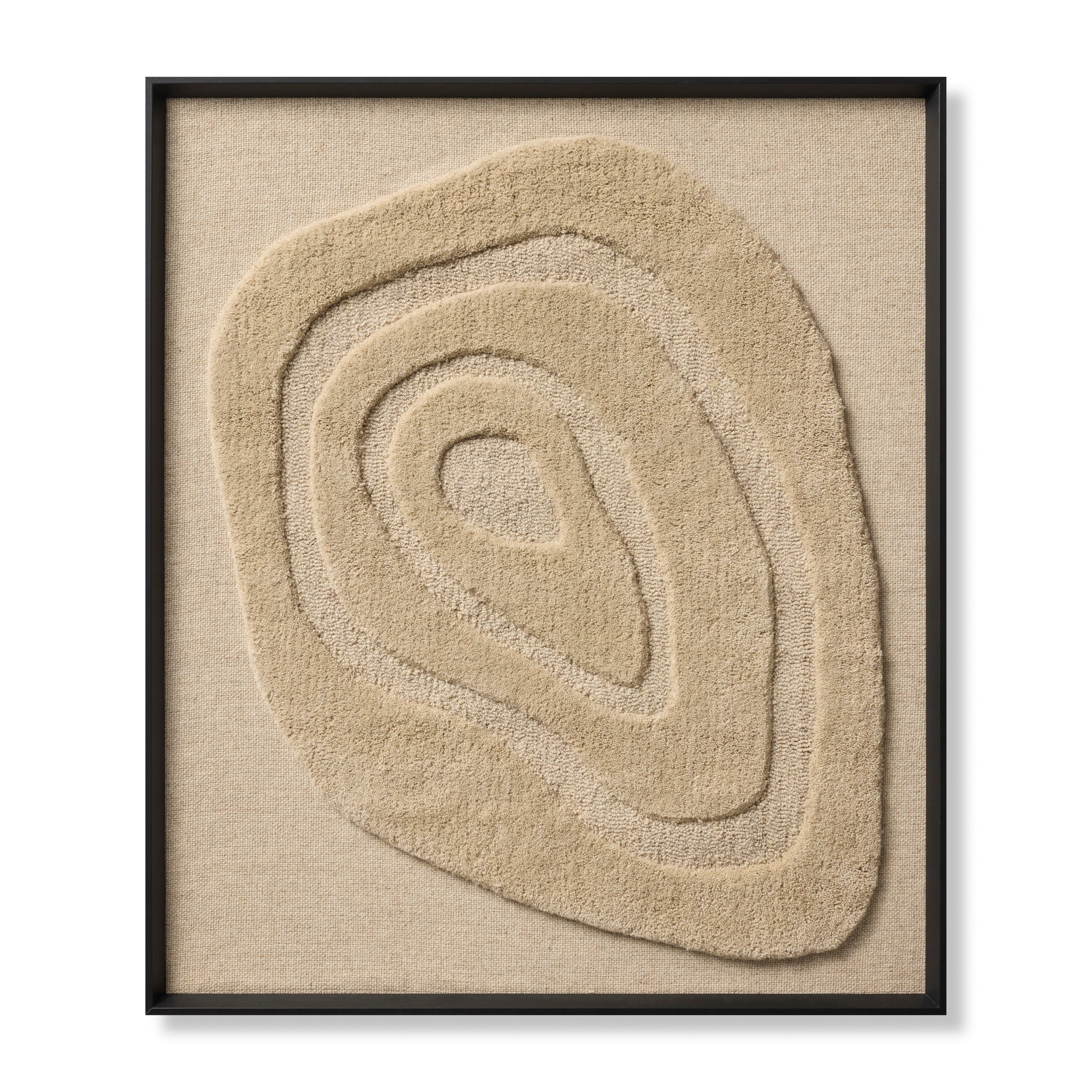 Oyster Of My Eye Beige / Beige Rug Art - Aerial Image