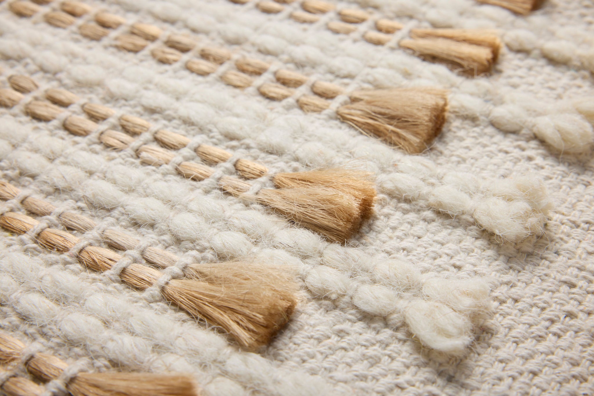 Sherwood Beige Rug Art - Macro Detail (H)