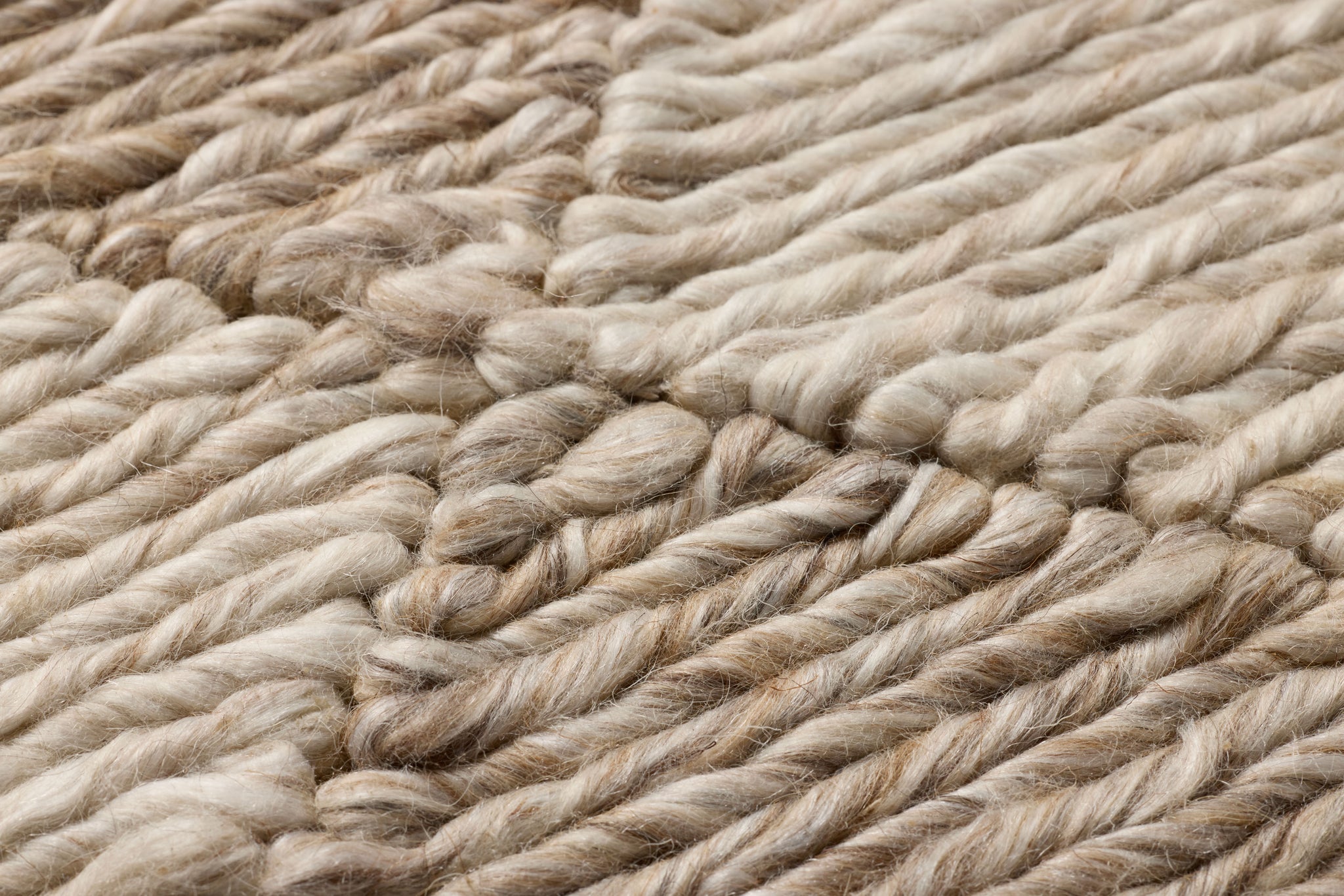 Caballero Beige / Ivory Rug Art - Macro Detail (H)