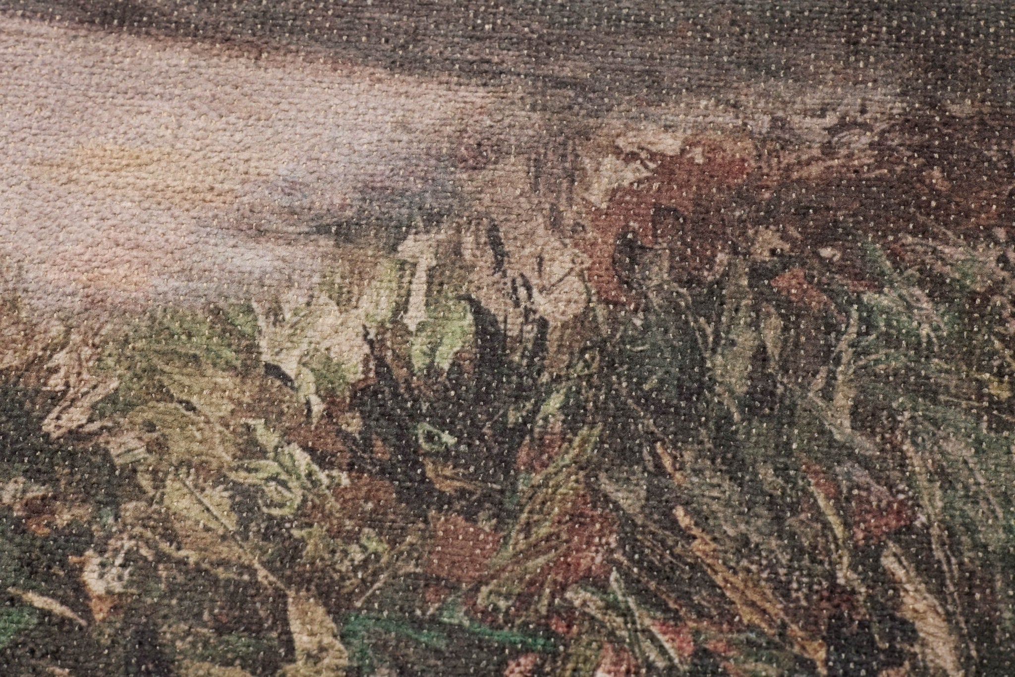 Tranquility Multi Rug Art - Macro Detail (H)