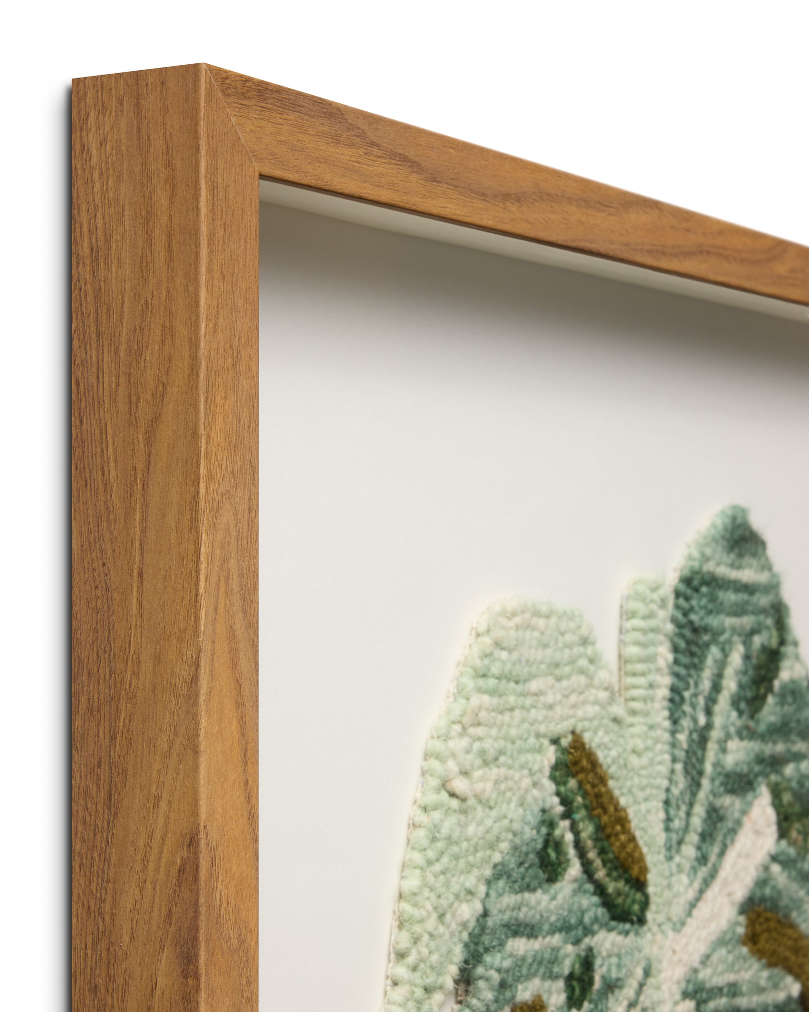 Macadamia Green / Brown Rug Art - Wall Art Corner (V)