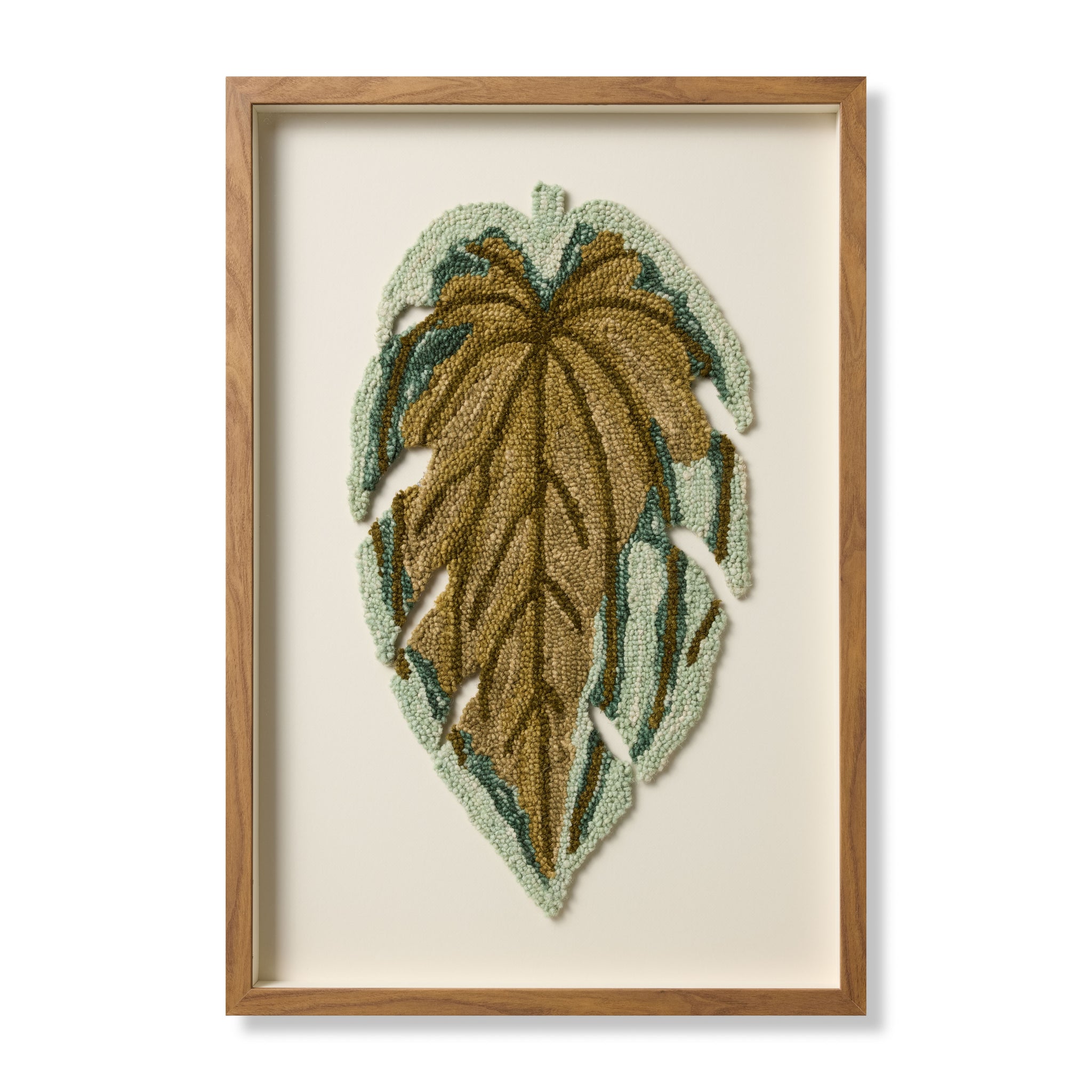 Palmera Green / Brown Rug Art - Aerial Image