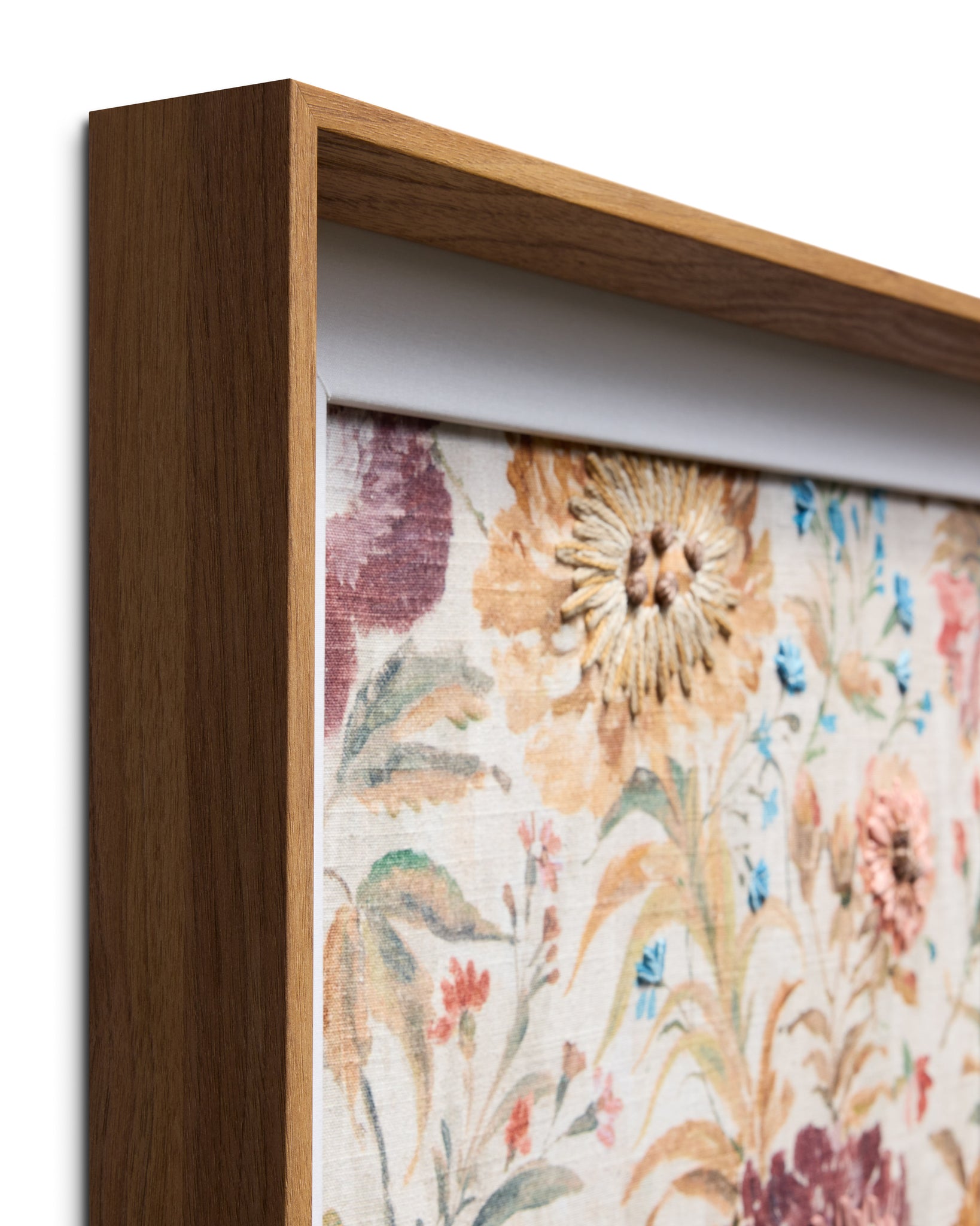 Quinella Natural Rug Art - Wall Art Corner (V)