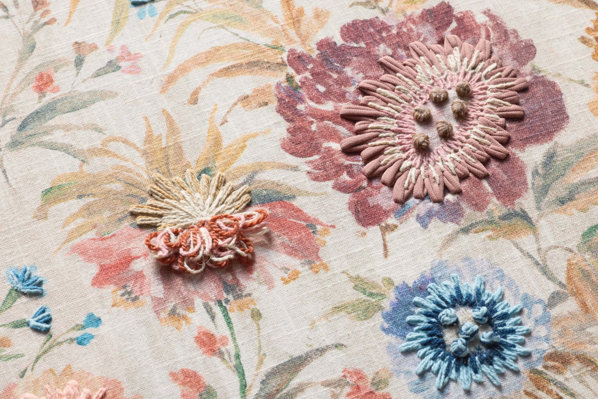 Quinella Natural Rug Art - Macro Detail (H)