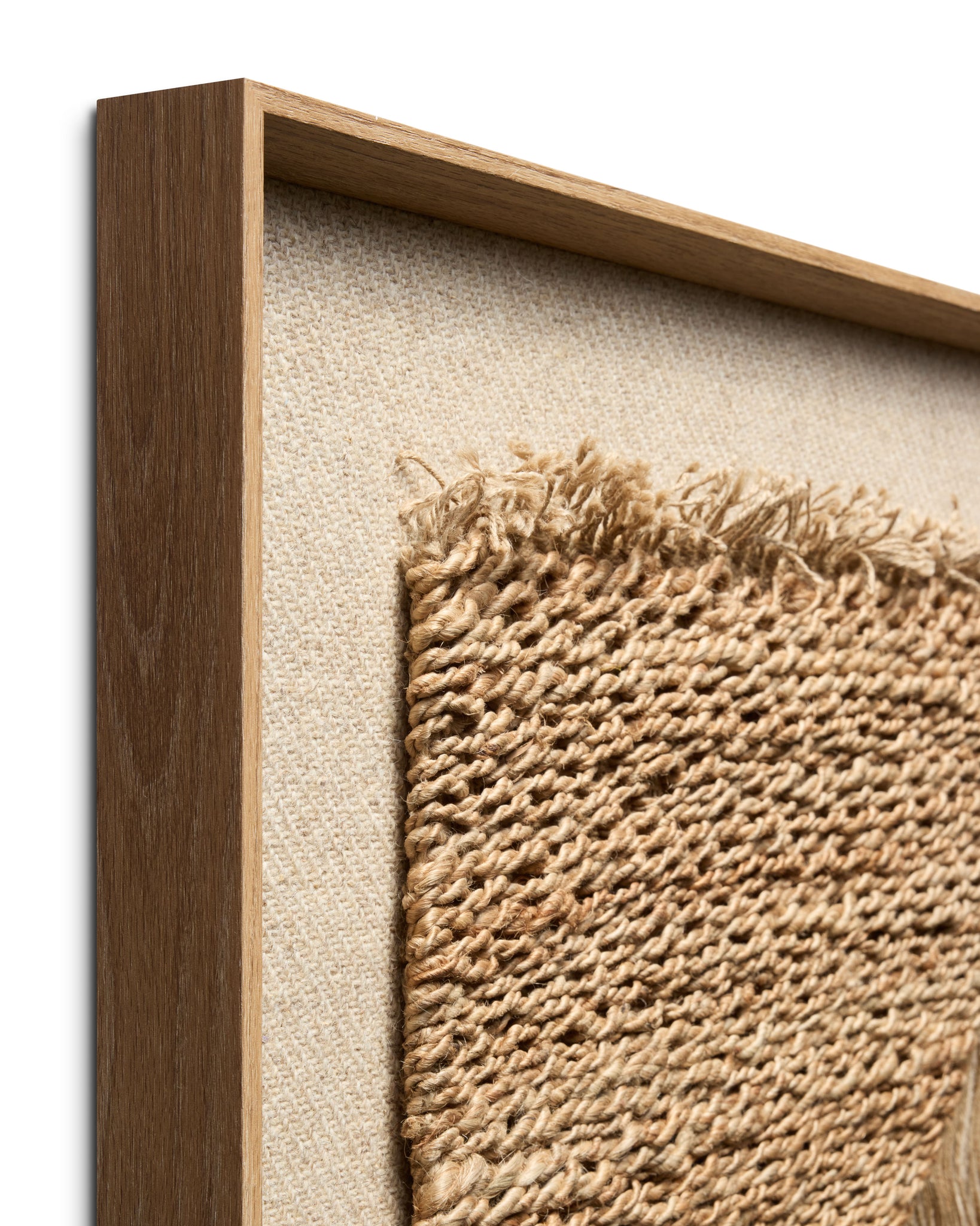 Field Natural Rug Art - Wall Art Corner (V)