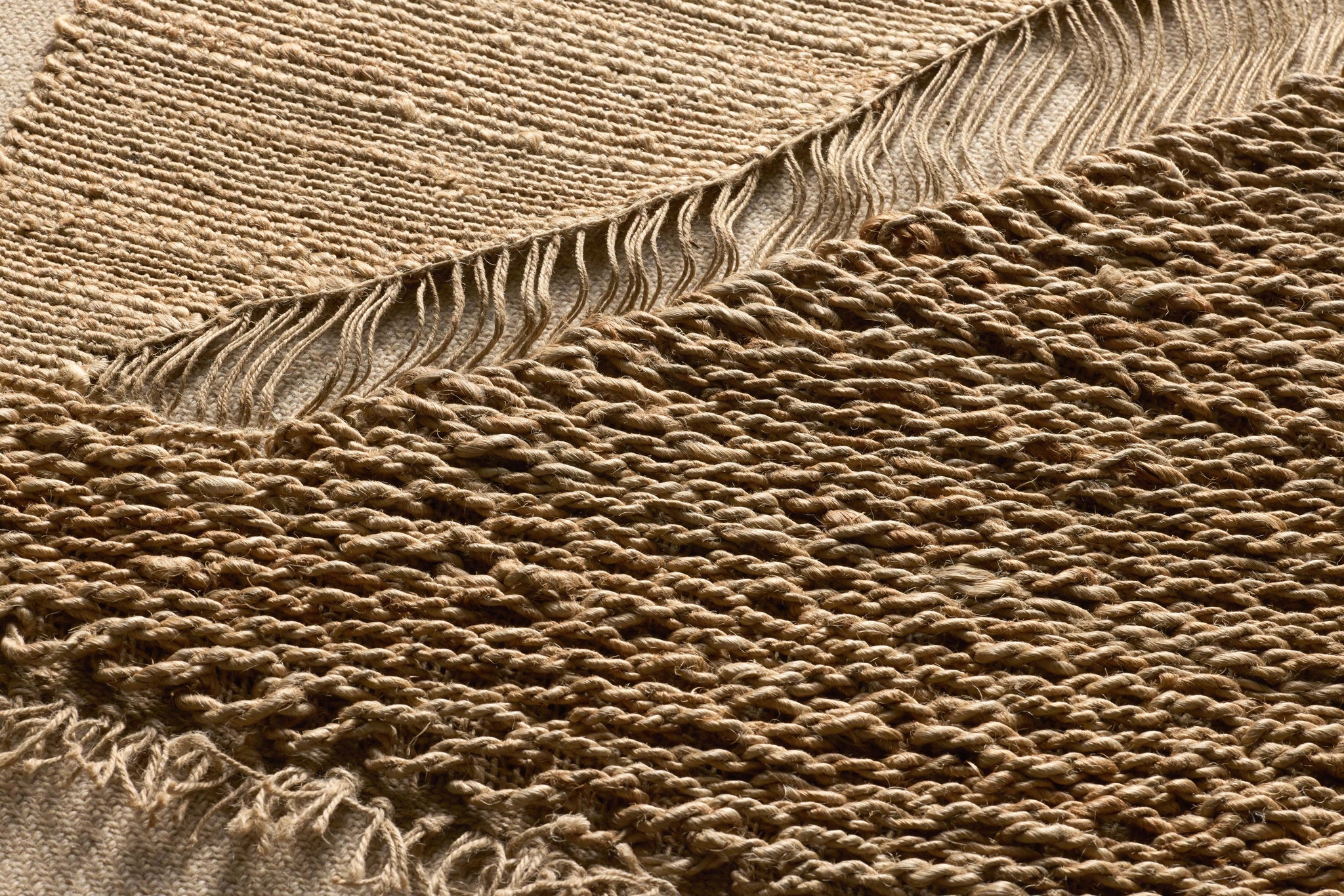 Field Natural Rug Art - Macro Detail (H)