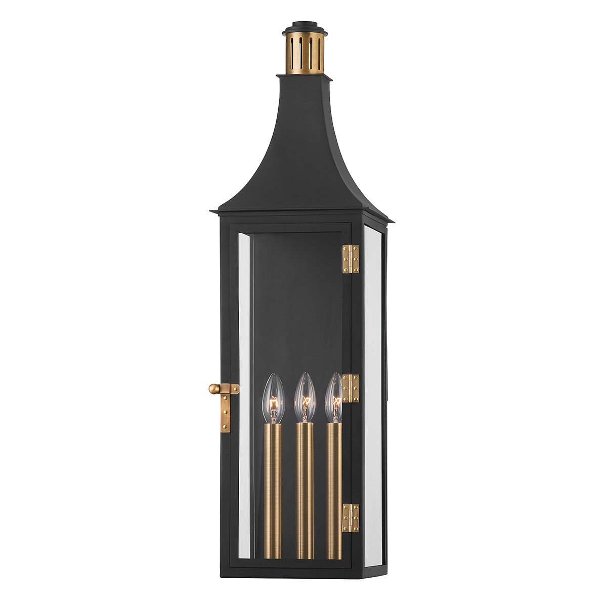 Aplique de pared exterior Wes de 22,22 cm