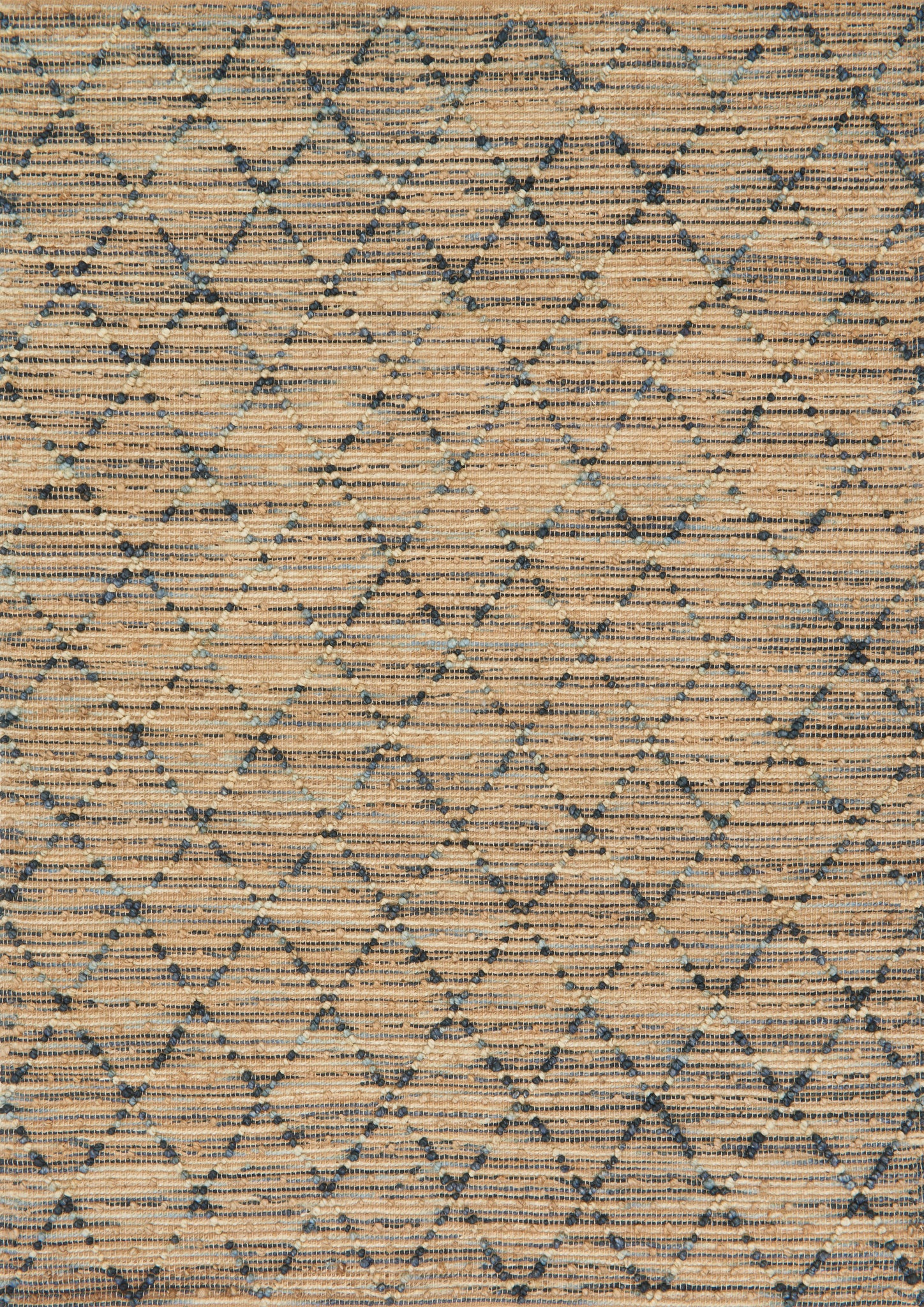front view of Beacon Navy luxury Rug